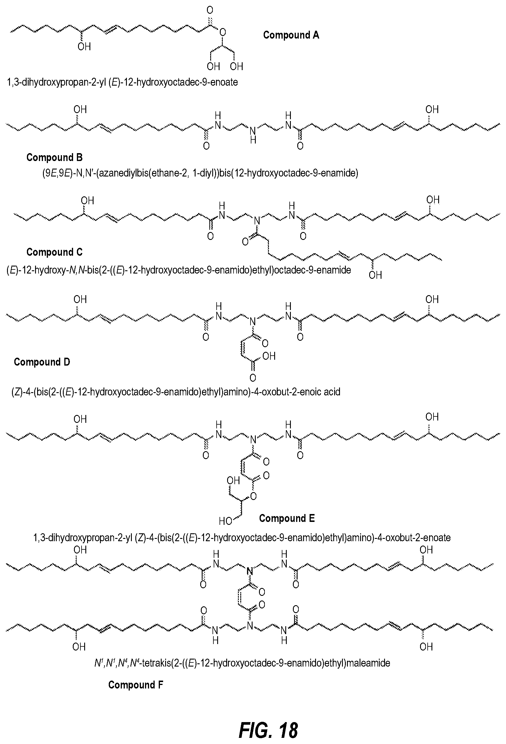 Patent US11814570 Figure 13 – Amide emulsifier for high-temperature oil-based drilling fluid