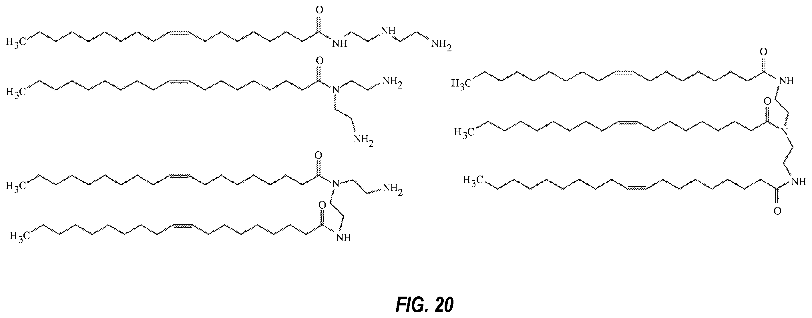 Patent US11814570 Figure 15 – Amide emulsifier for high-temperature oil-based drilling fluid