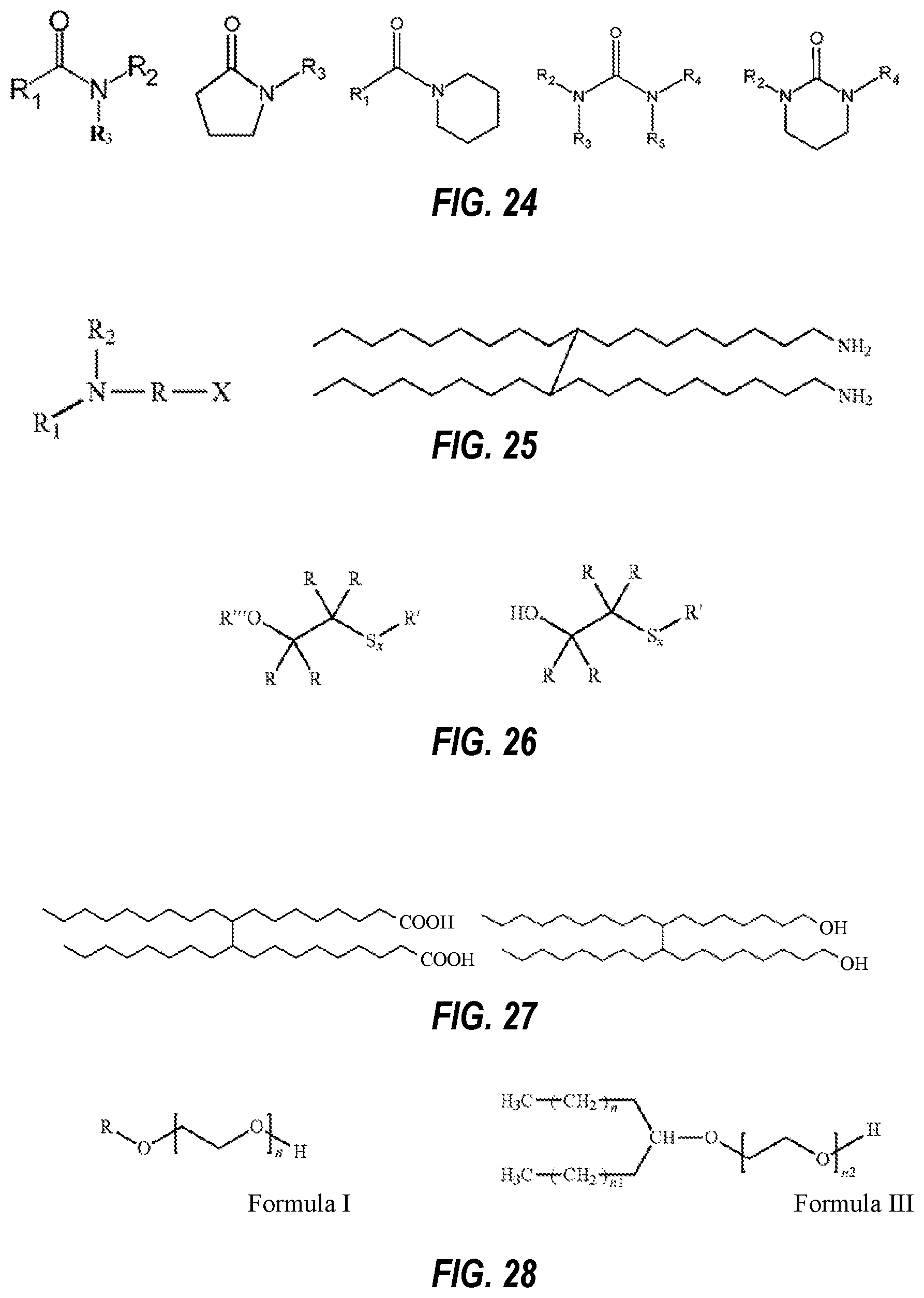 Patent US11814570 Figure 18 – Amide emulsifier for high-temperature oil-based drilling fluid