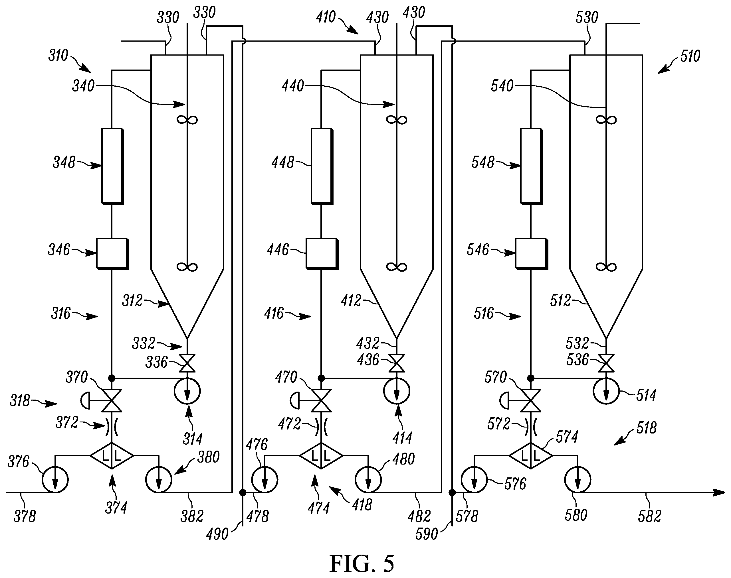 Patent US11814592 Figure 5 – System and method for liquid hydrocarbon desulfurization