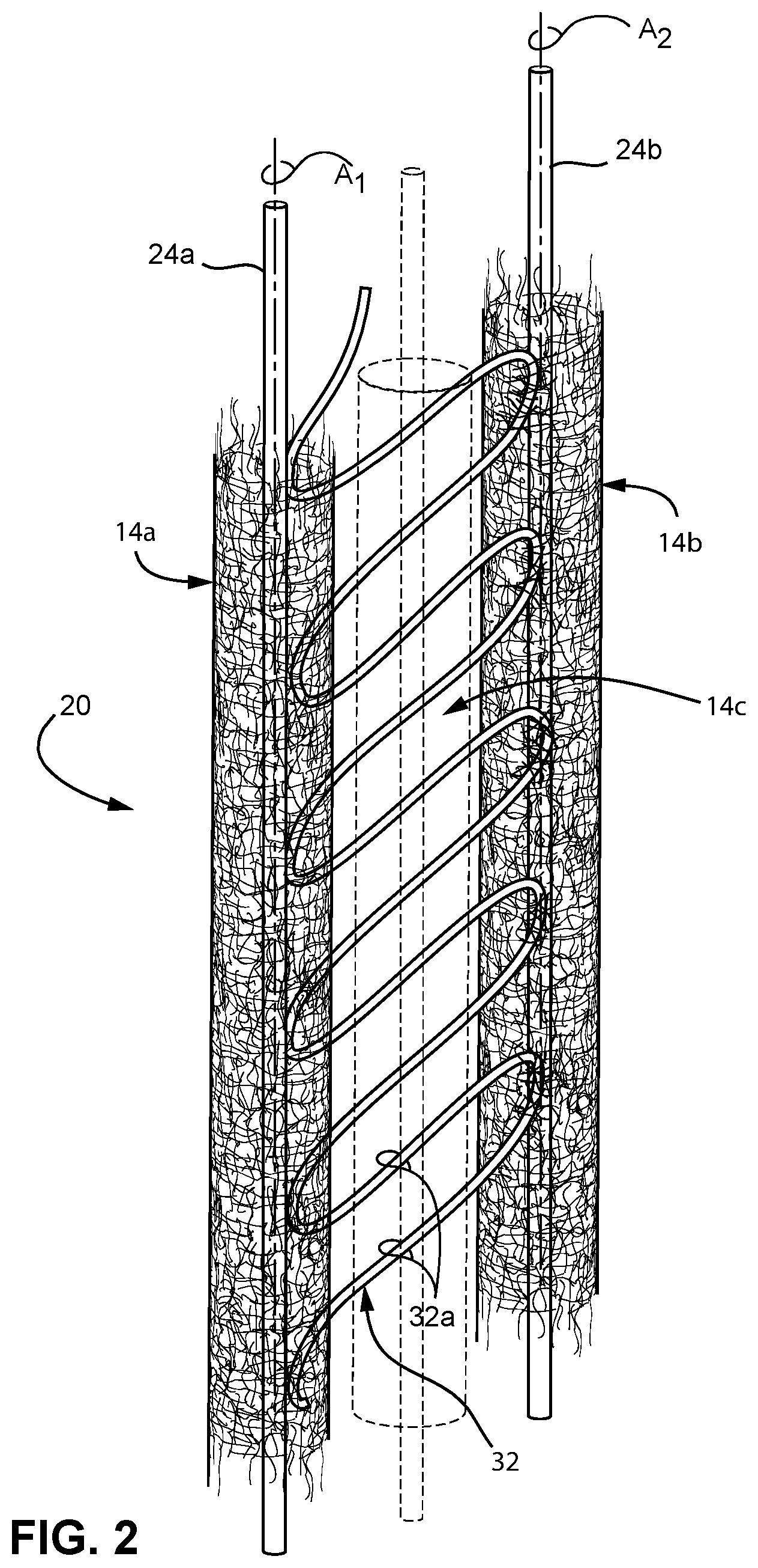 Patent US11814602 Figure 2 – Multiple candle wick assemblies and methods and apparatus for making the same