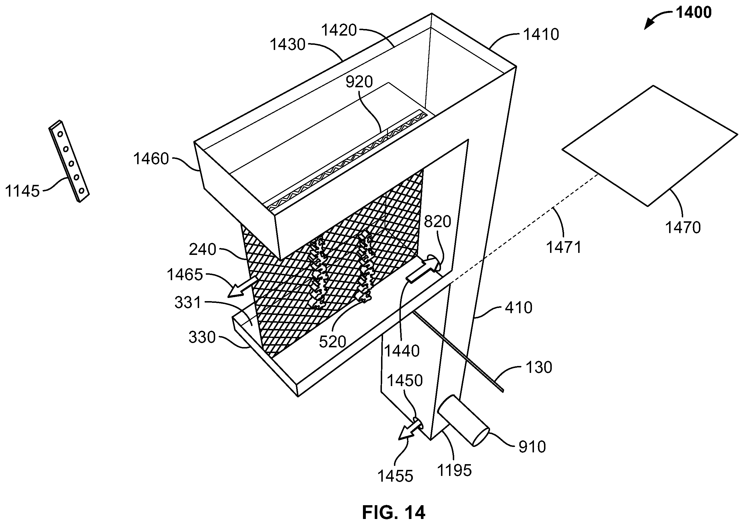 Patent US11814612 Figure 11 – Enhanced macroalgal photobioreactor, algae scrubber, and seaweed cultivator methods and apparatuses—enclosure structures