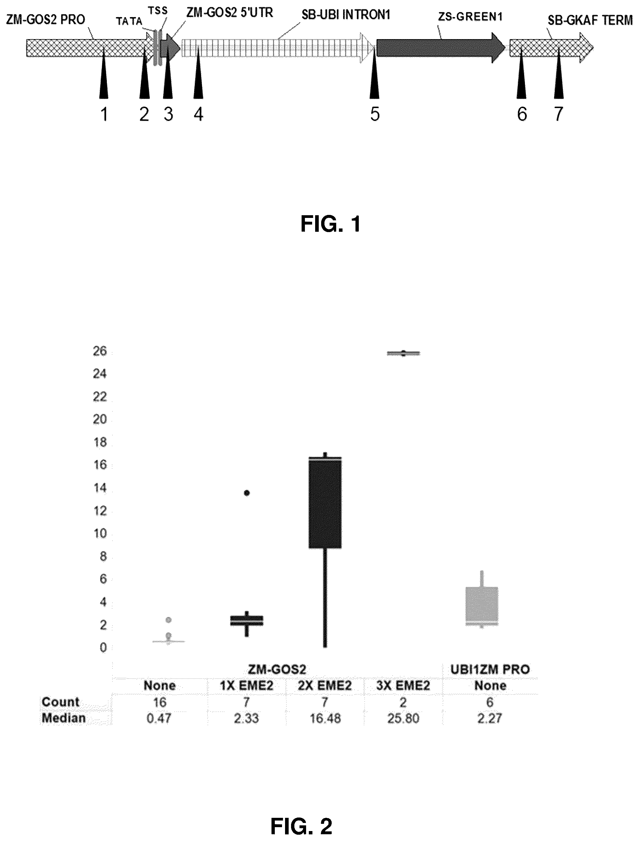 Patent US11814637 — Expression modulating elements and use thereof — Figure 1