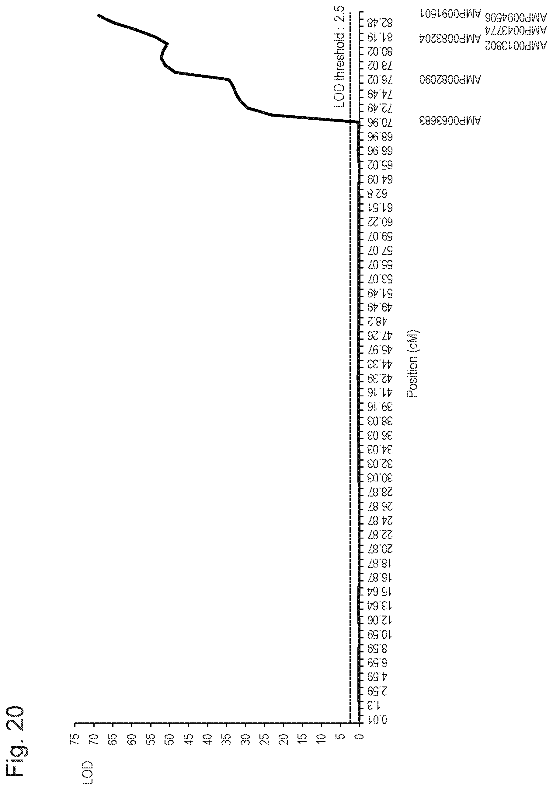 Patent US11814638 Figure 20 – Marker associated with smut resistance in plant belonging to genus Saccharum and use thereof