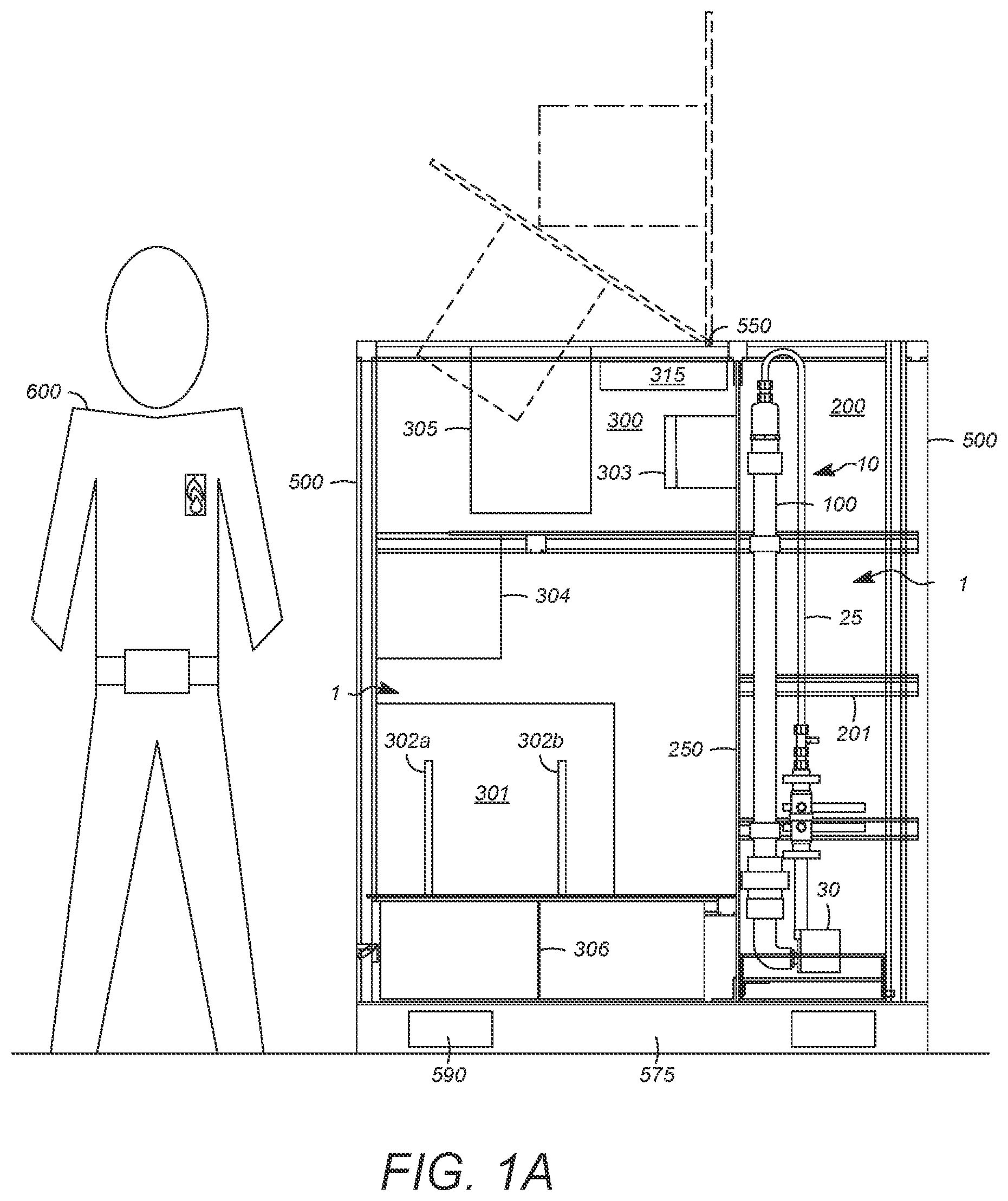 Patent US11814666 Figure 1 – Gas testing unit and method
