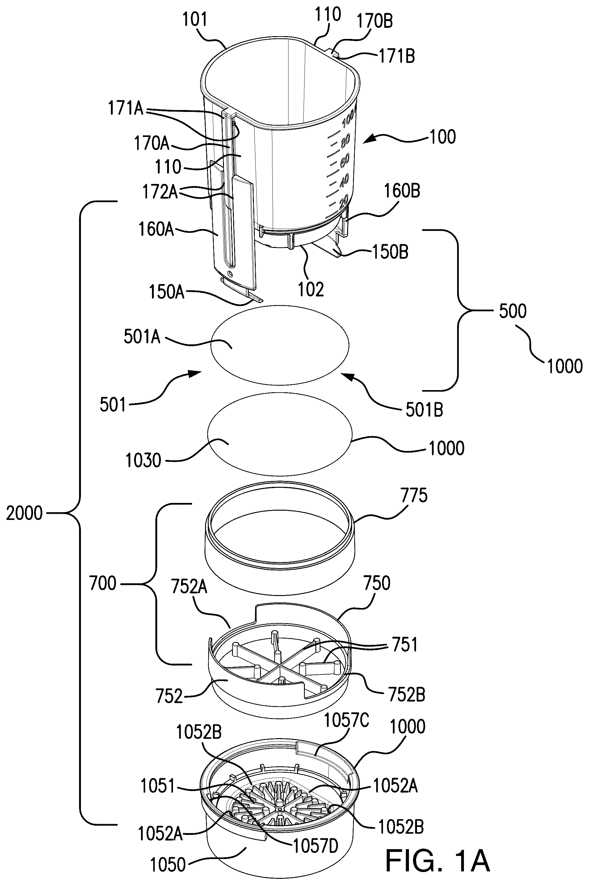 Patent US11814667 Figure 1 – Filtration assembly