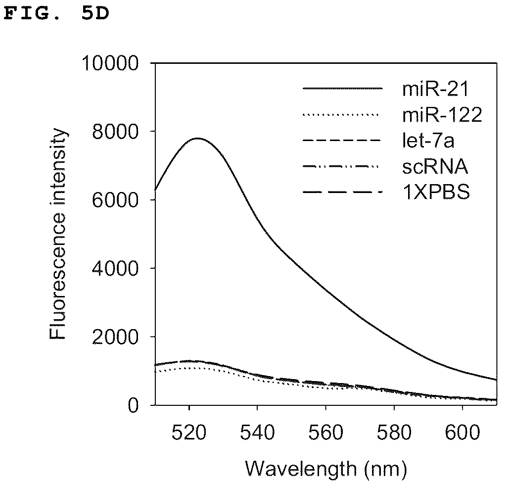 Patent US11814672 Figure 5 – Complex of LNA probe and graphene oxide and nucleic acid detection method using same