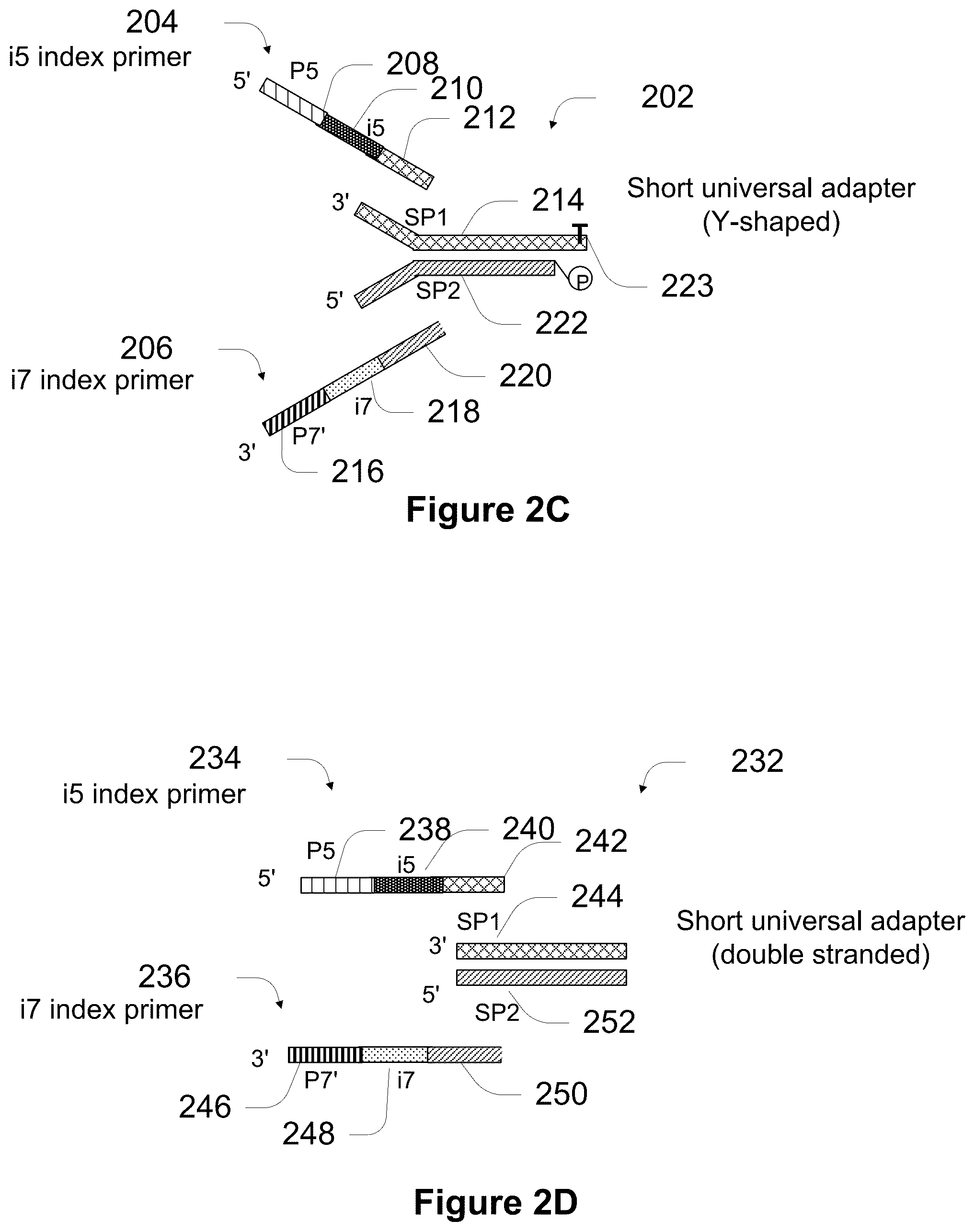Patent US11814678 Figure 11 – Universal short adapters for indexing of polynucleotide samples