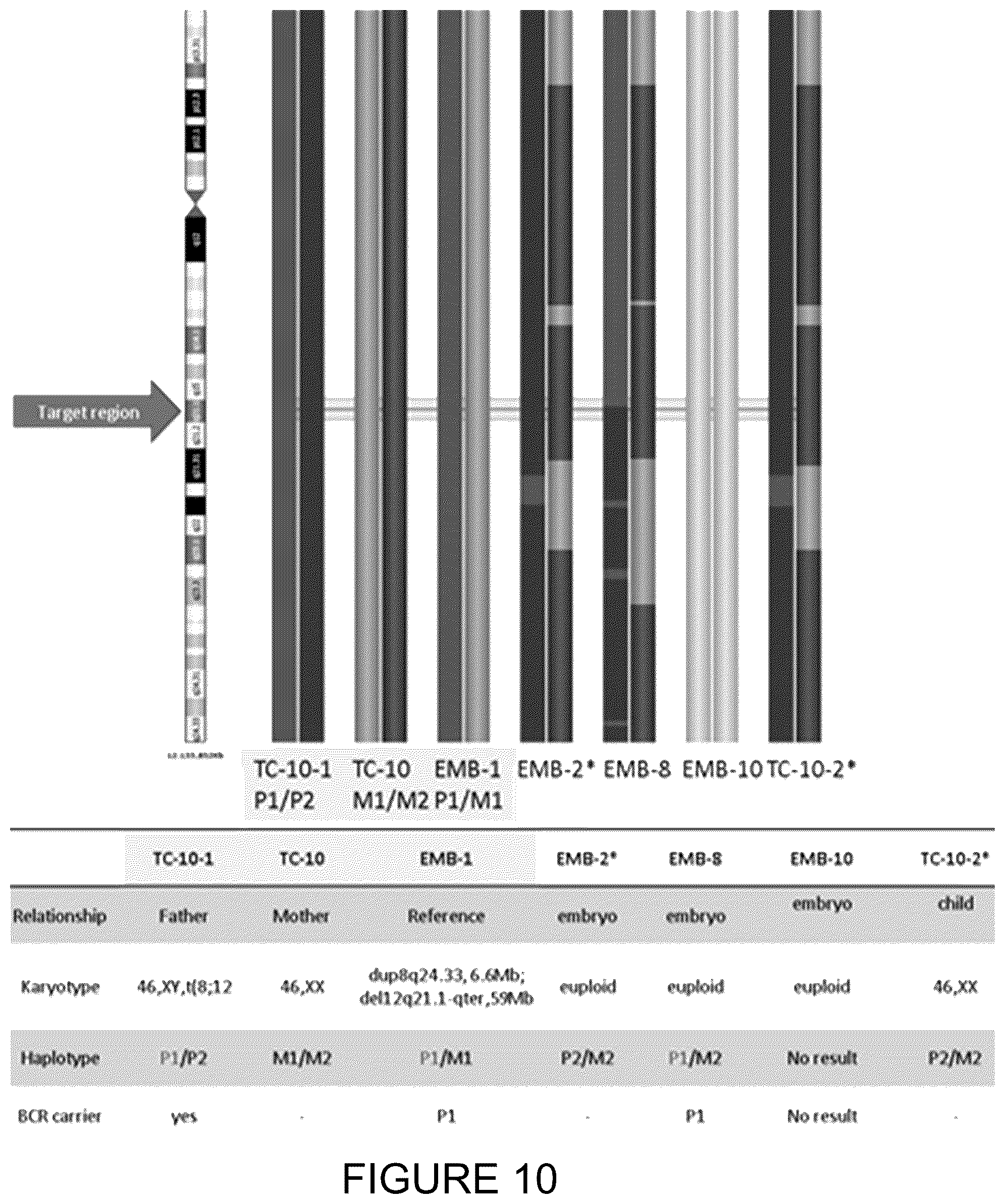 Patent US11814682 Figure 10 – Method for preimplantation genetic screening of embryos for detection of structural rearrangements