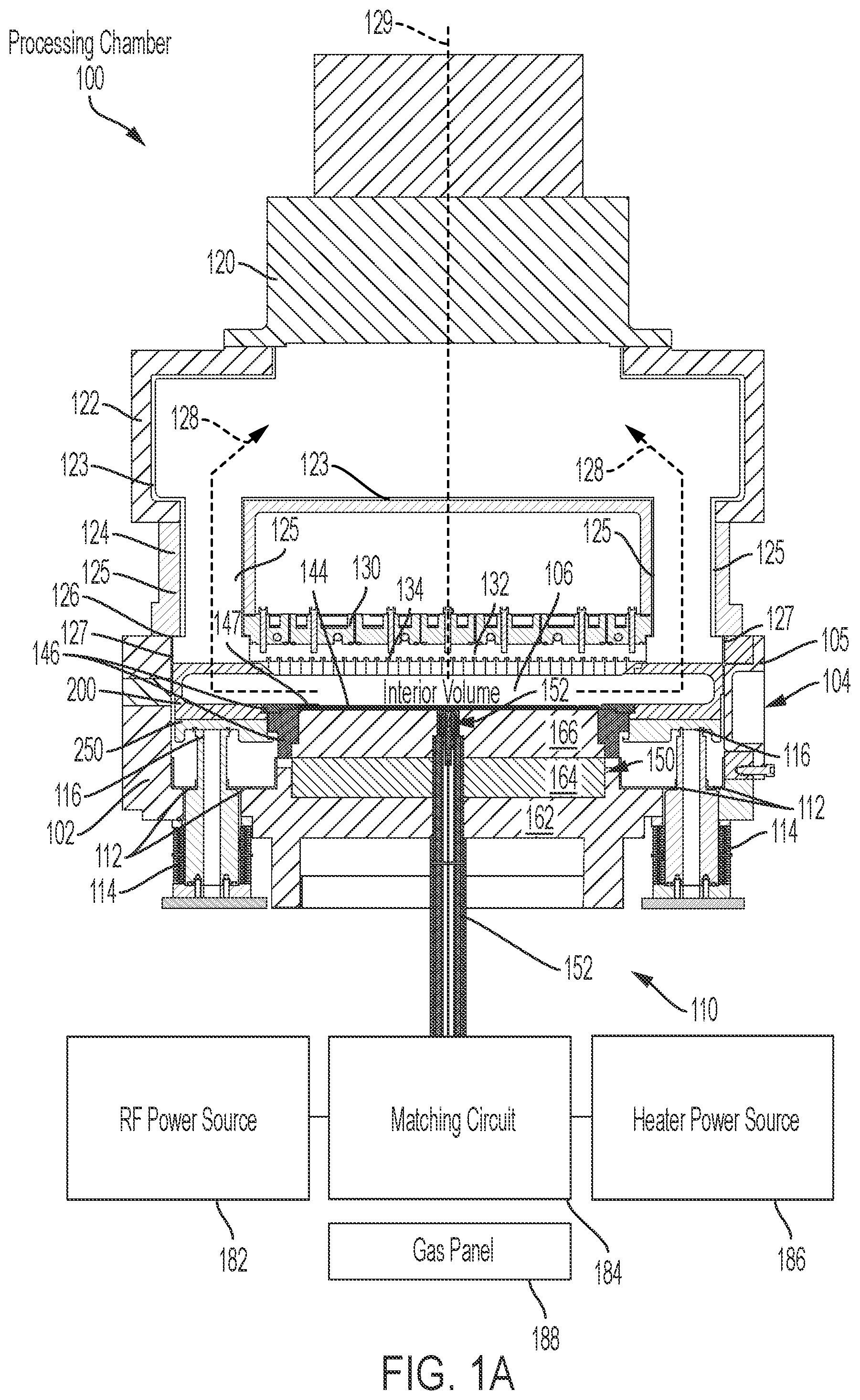 Patent US11814724 Figure 1 – Continuous liner for use in a processing chamber