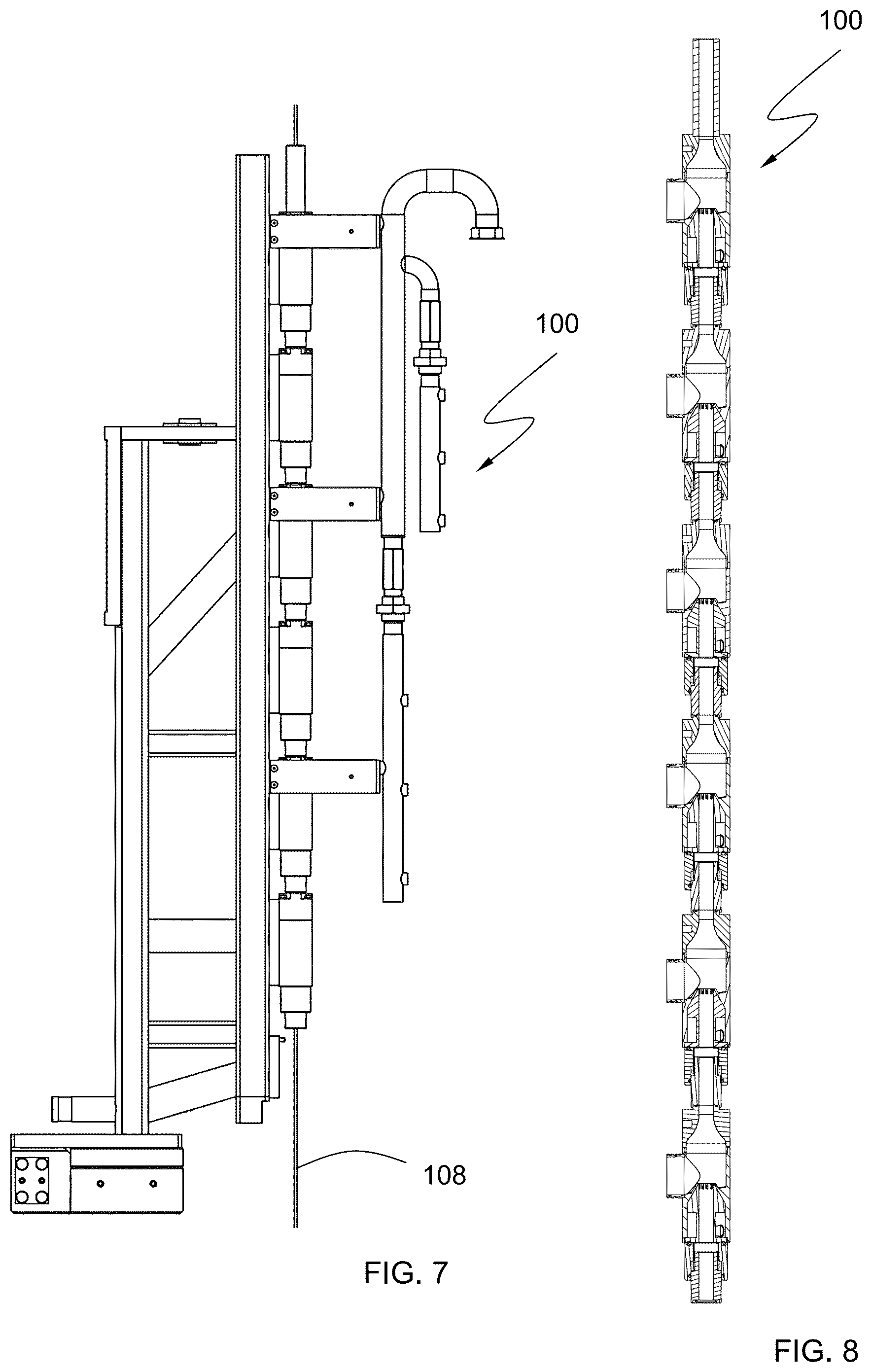 Patent US11814733 Figure 5 – Device for solidifying a coating layer hot-deposited on a wire, and corresponding installation and procedure