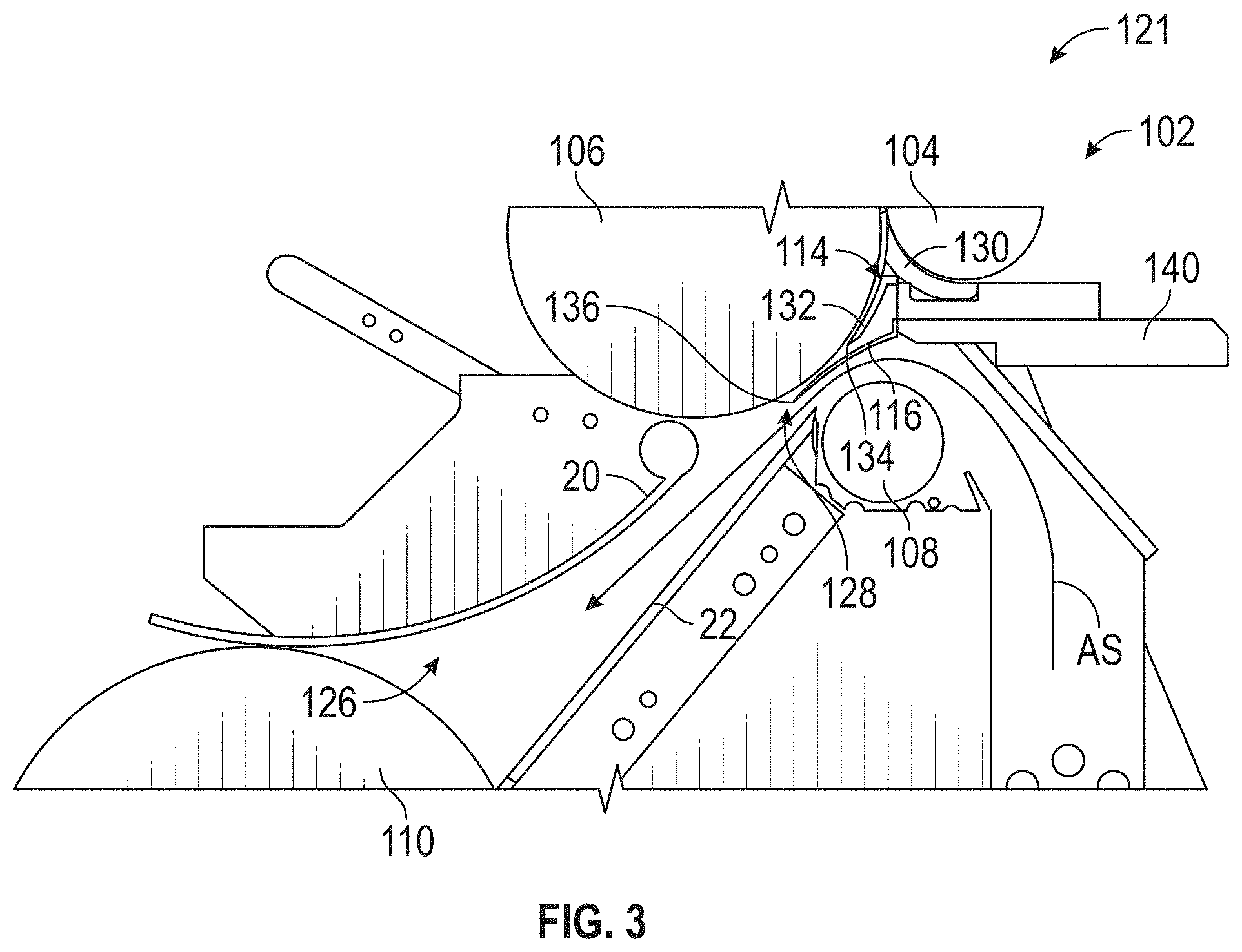 Patent US11814754 Figure 3 – Machines systems and methods for making random fiber webs