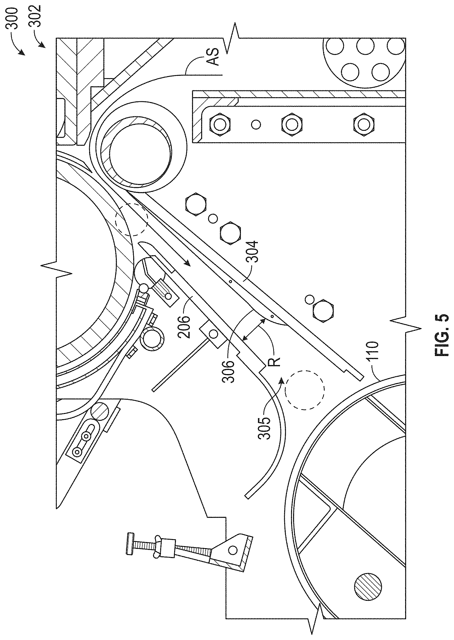 Patent US11814754 Figure 5 – Machines systems and methods for making random fiber webs