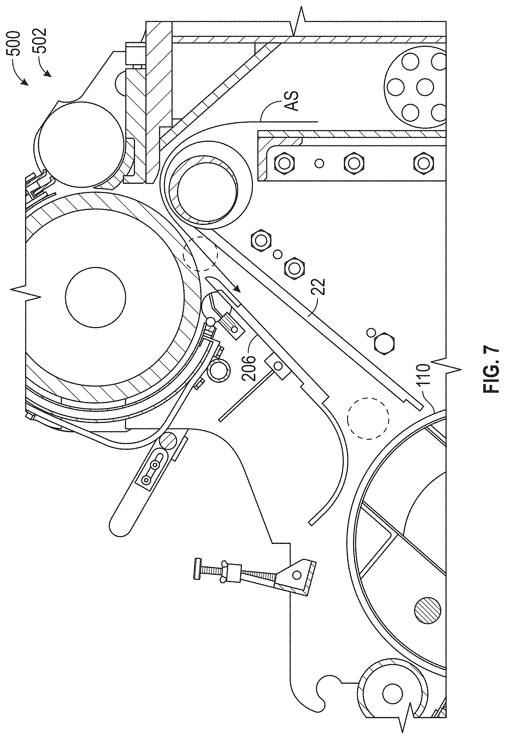 Patent US11814754 Figure 7 – Machines systems and methods for making random fiber webs