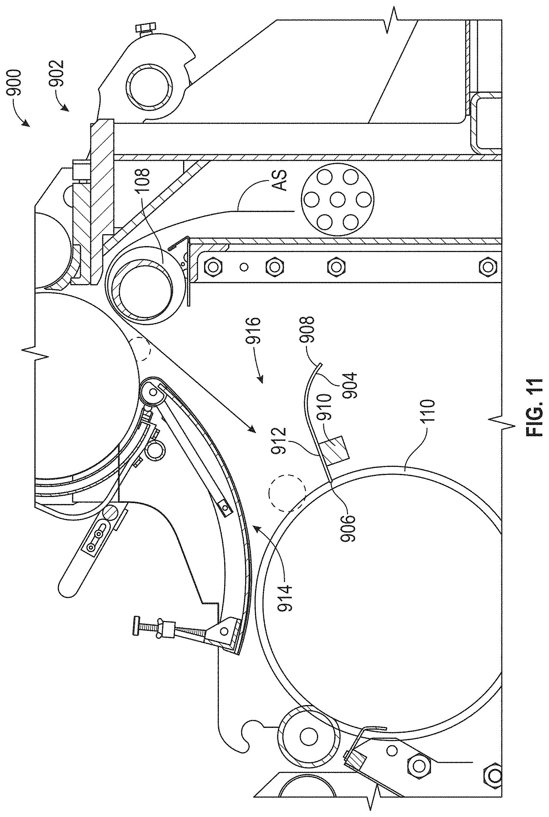 Patent US11814754 Figure 11 – Machines systems and methods for making random fiber webs