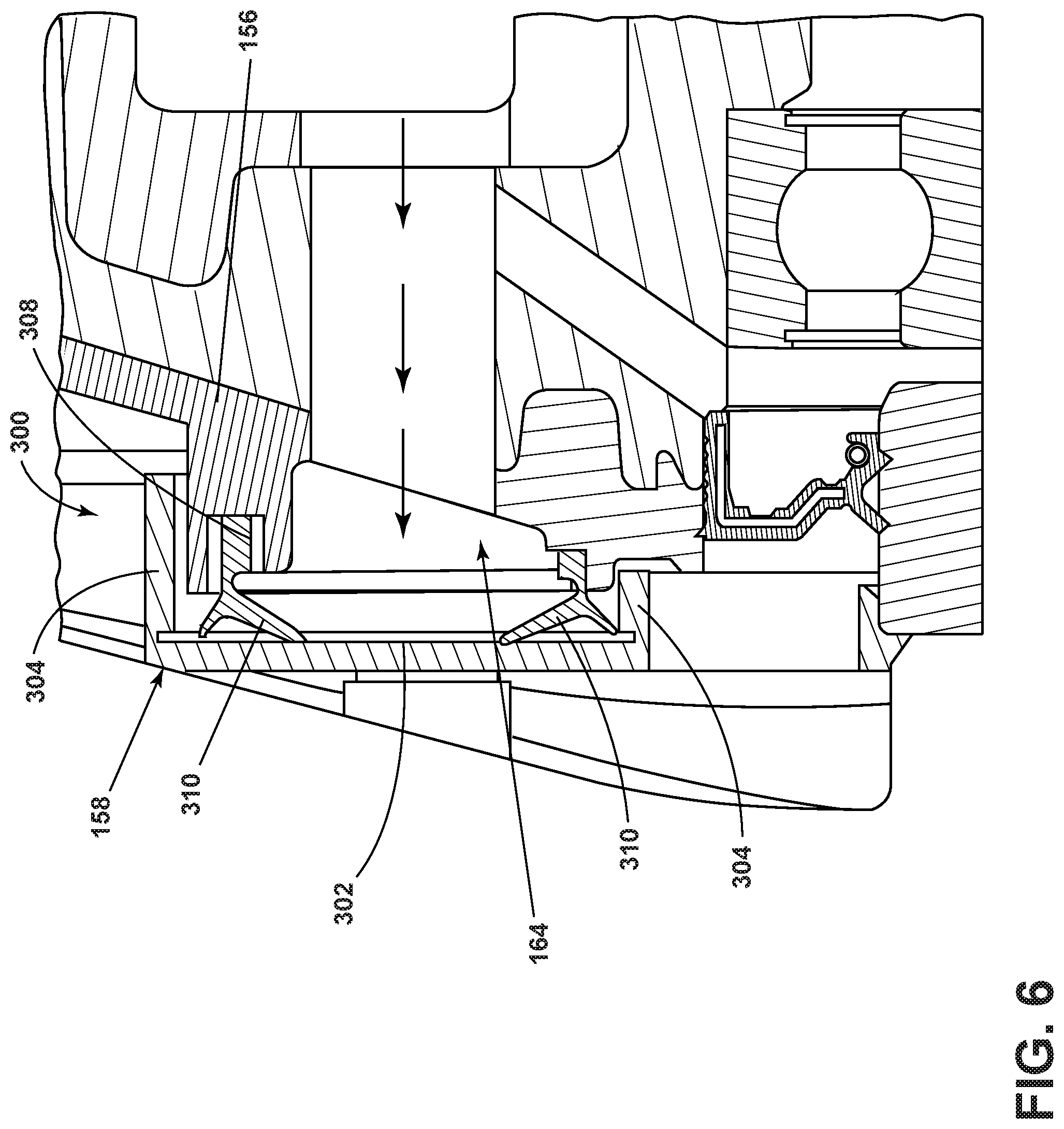 Patent US11814767 Figure 6 – Laundry treating appliance having a liquid distribution assembly