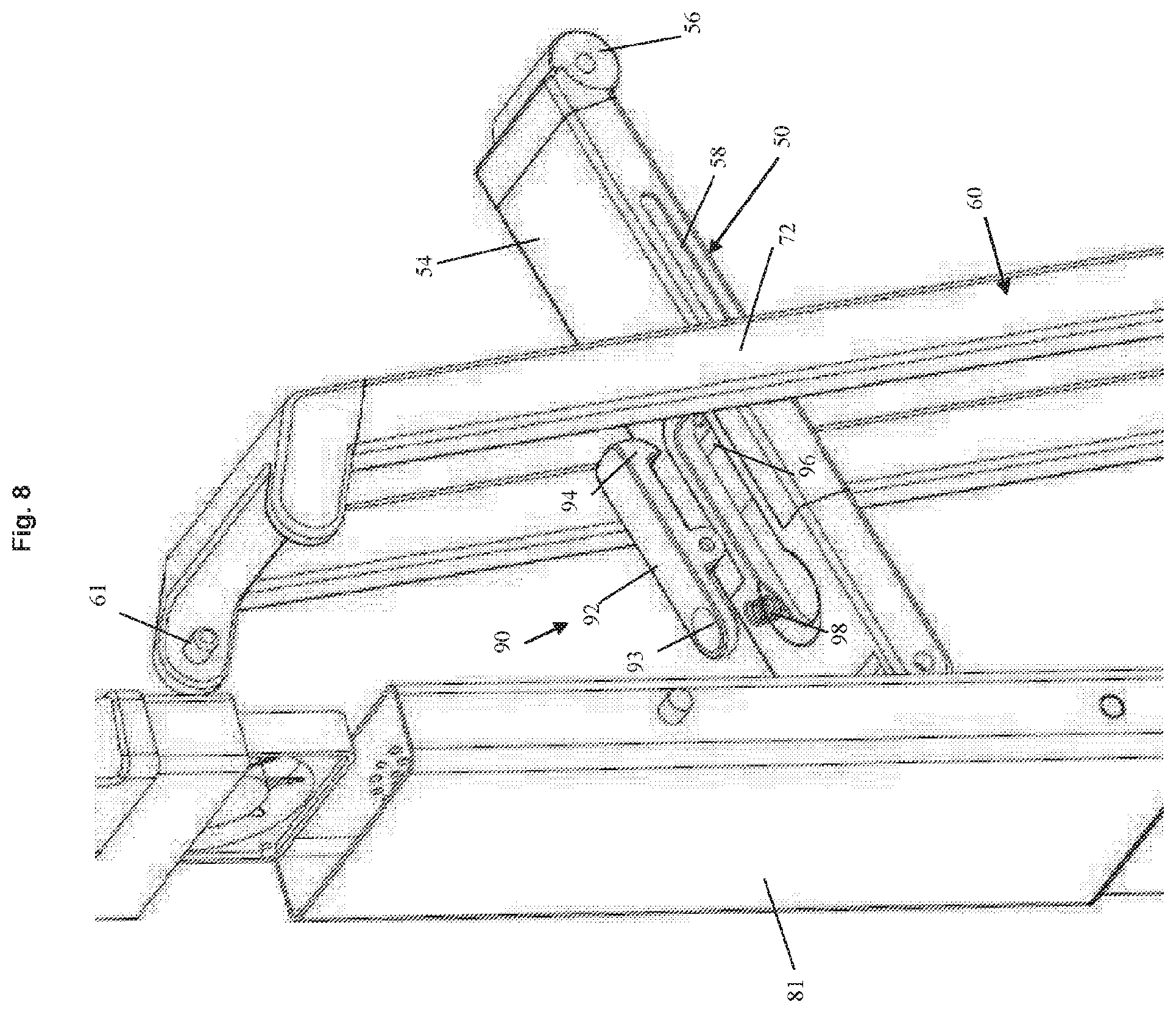 Patent US11814769 Figure 8 – Ironing board