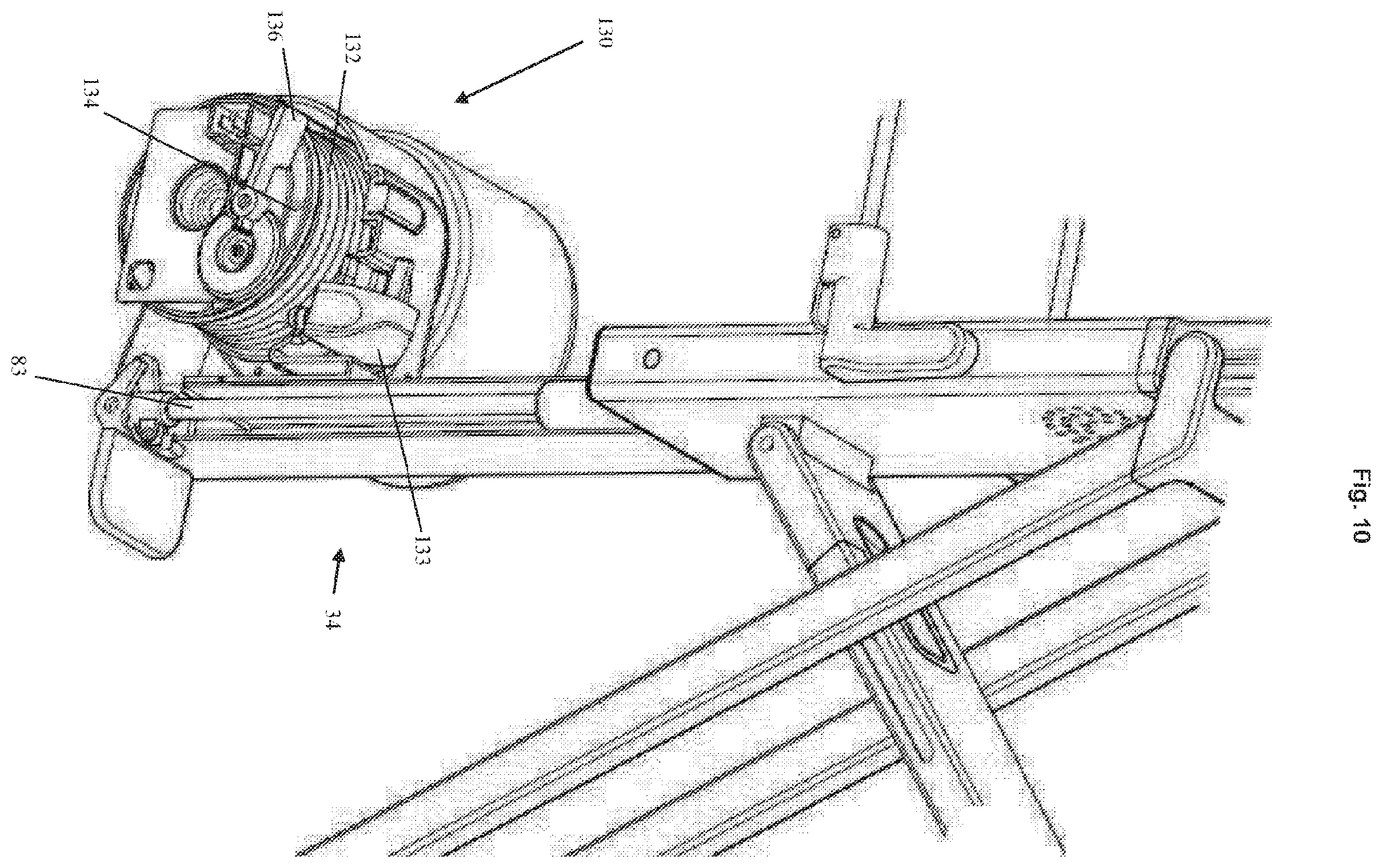Patent US11814769 Figure 10 – Ironing board