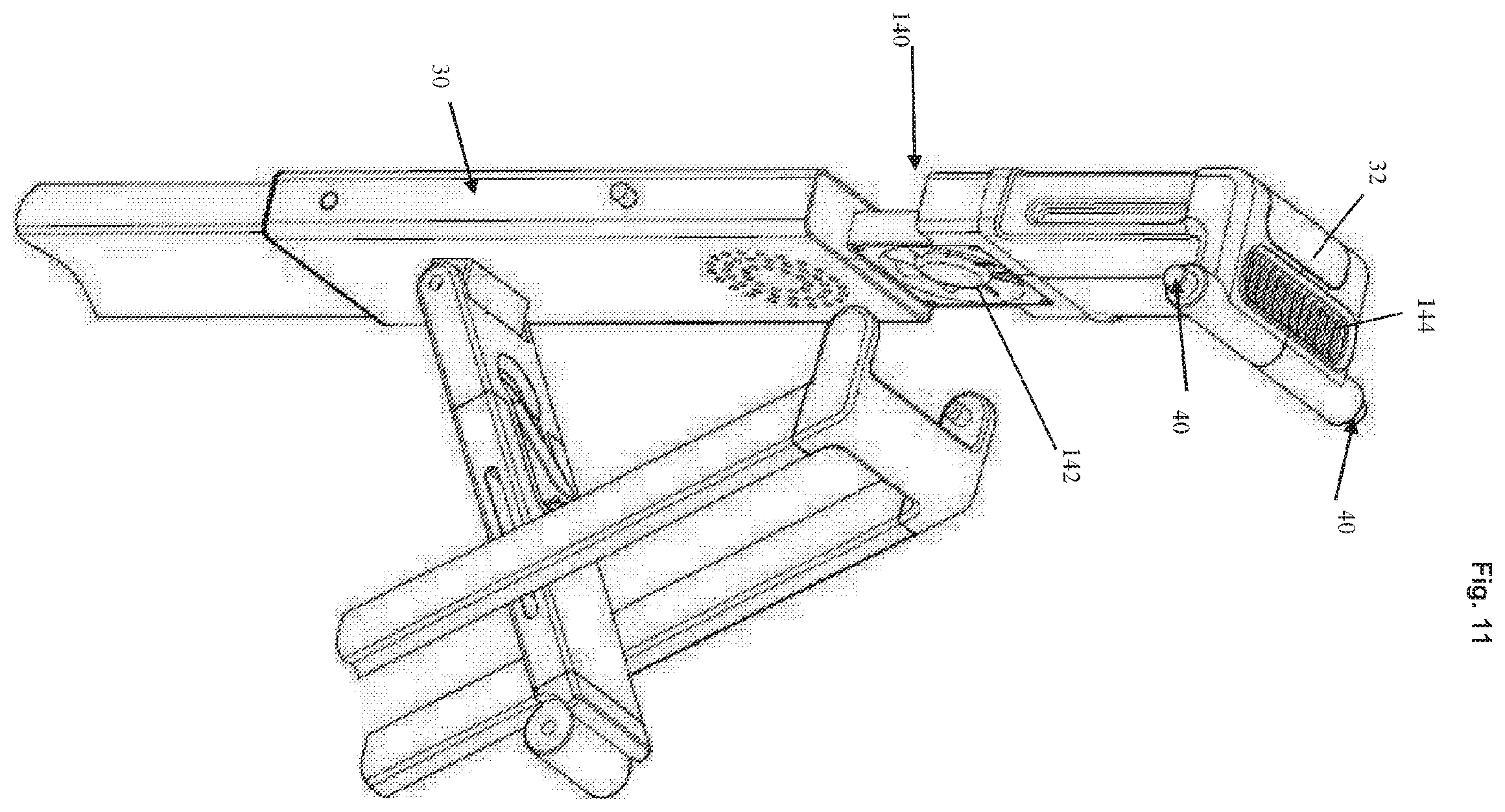 Patent US11814769 Figure 11 – Ironing board