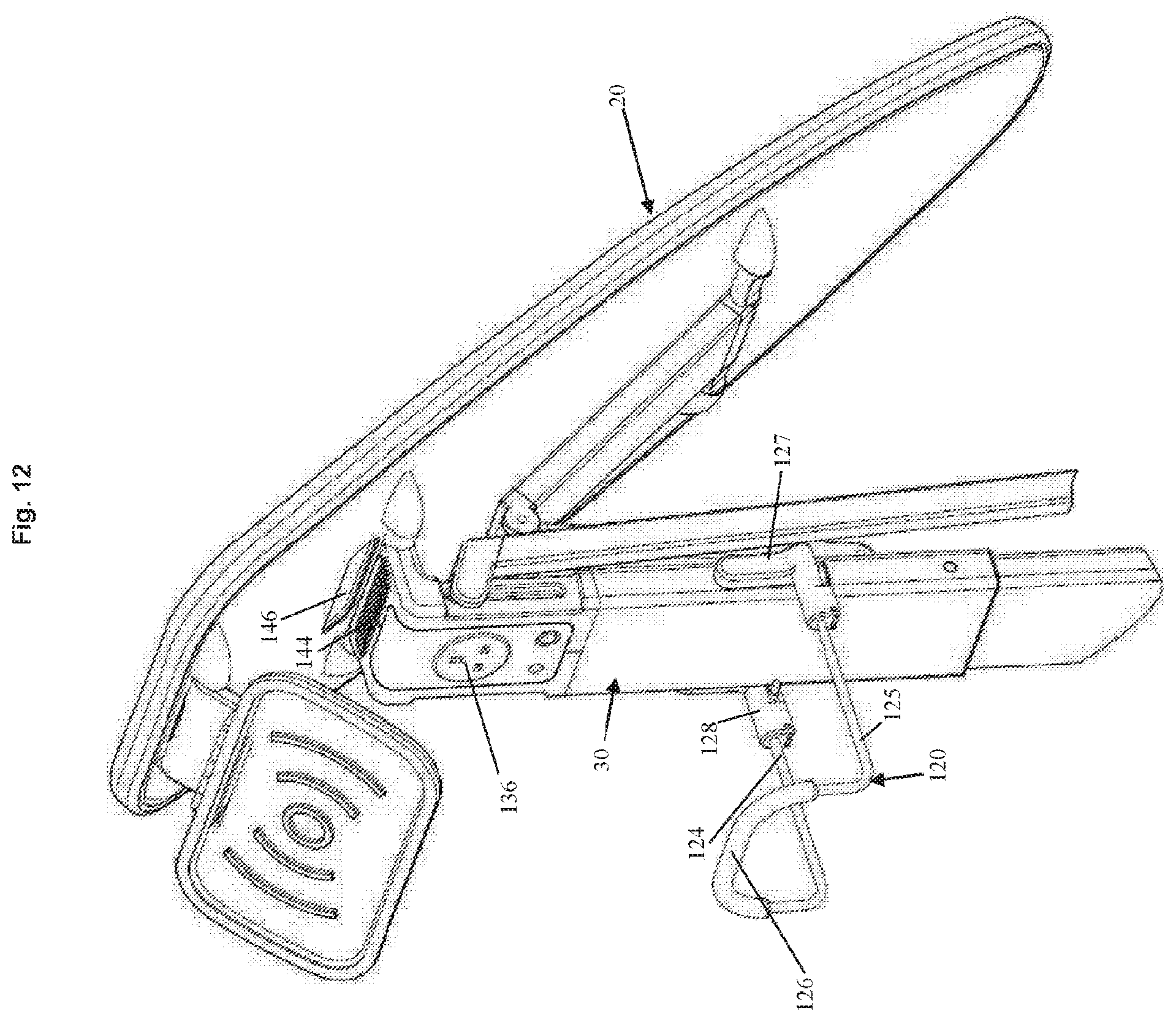 Patent US11814769 Figure 12 – Ironing board