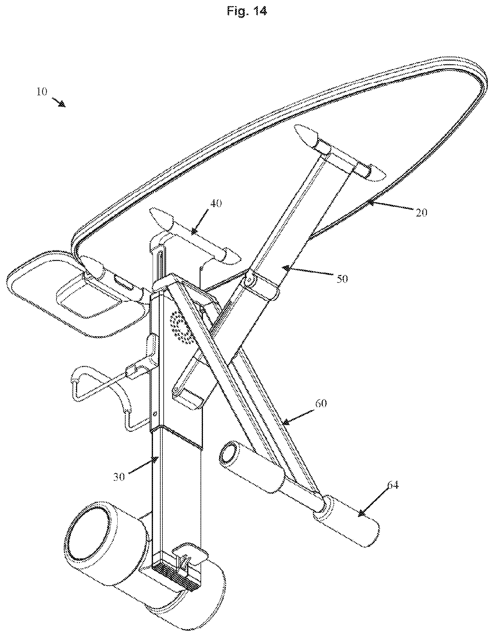 Patent US11814769 Figure 14 – Ironing board