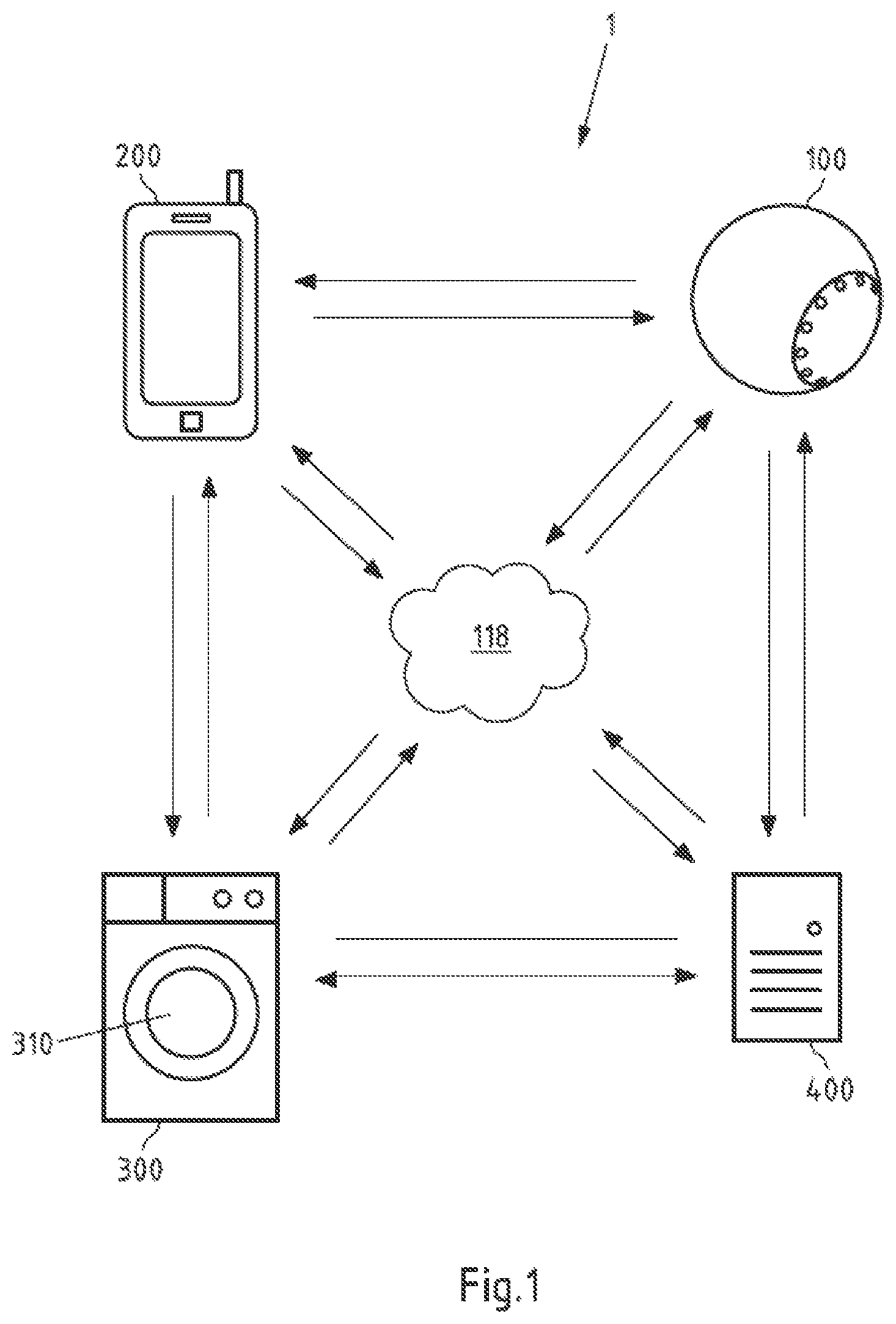 Patent US11814772 Figure 1 – Device comprising an output module and/or a sensor module