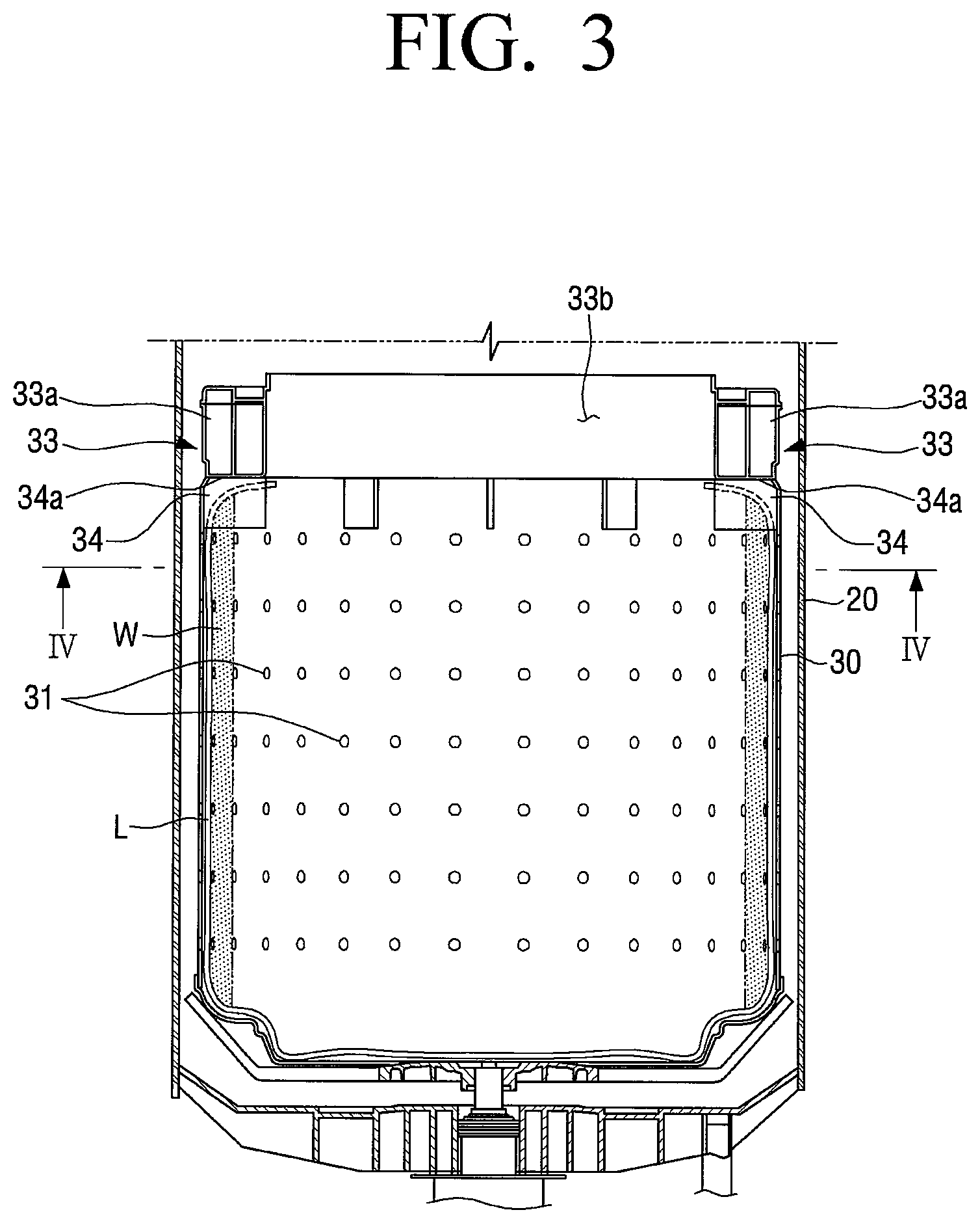 Patent US11814773 Figure 3 – Washing machine