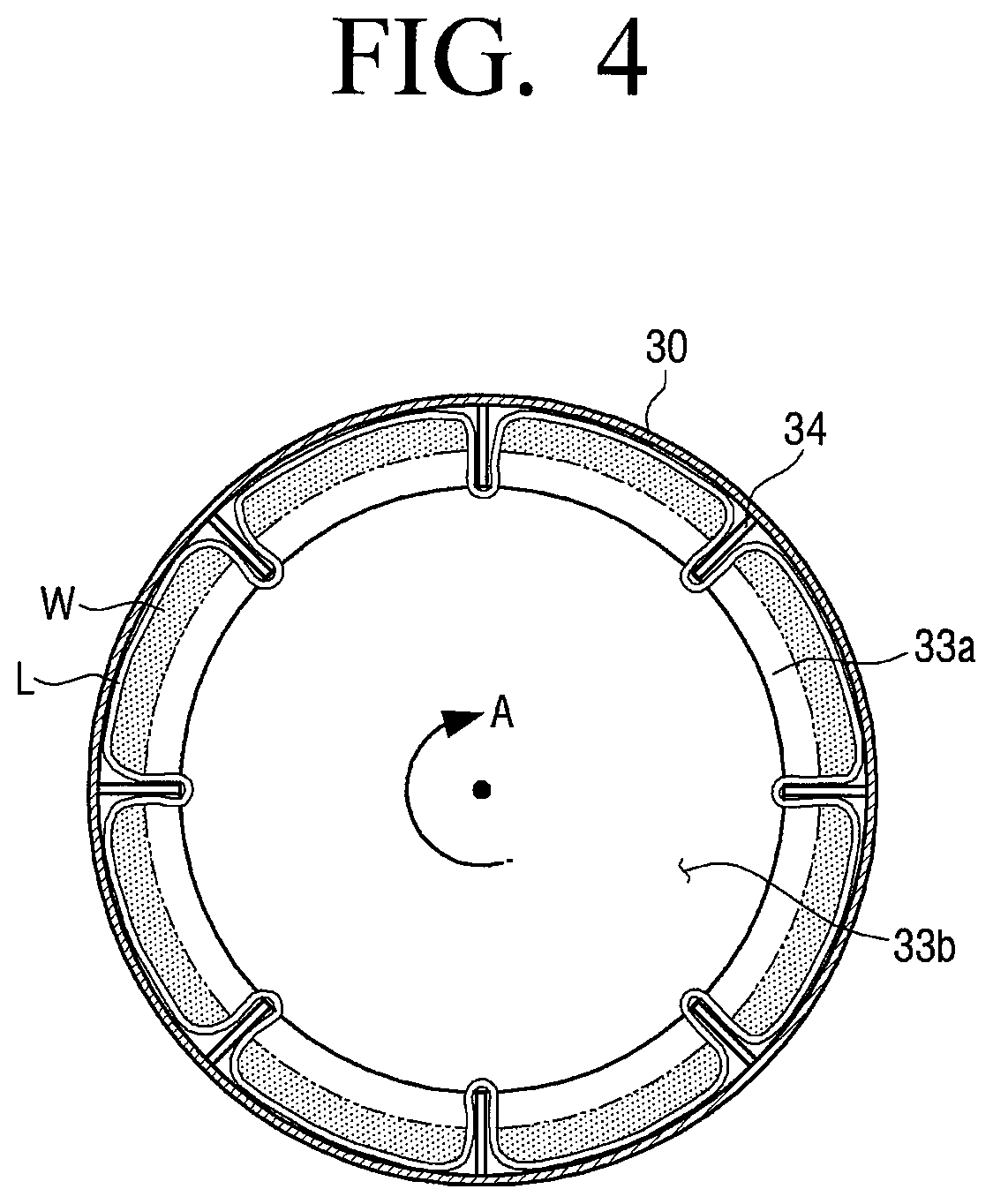 Patent US11814773 Figure 4 – Washing machine