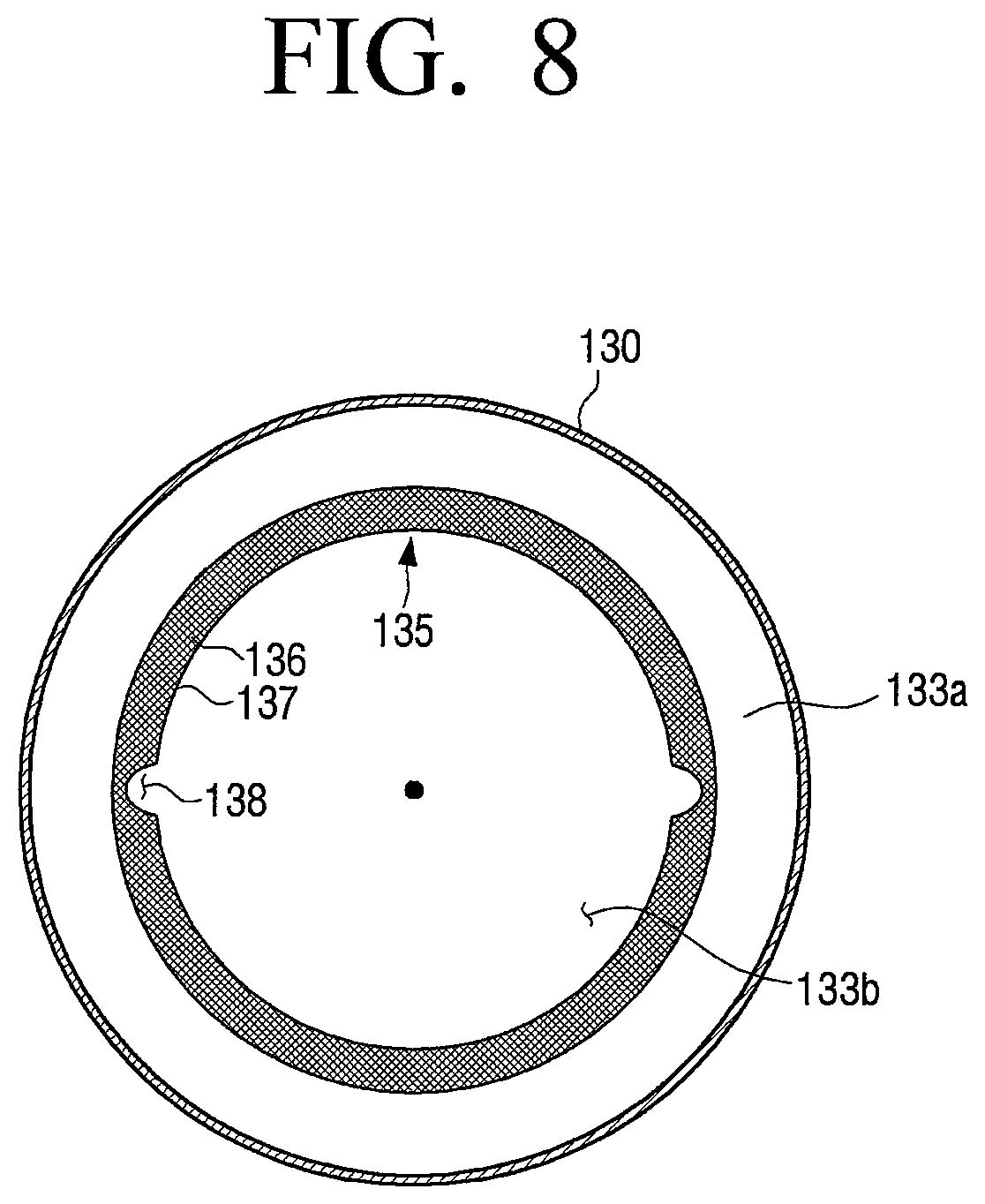 Patent US11814773 Figure 8 – Washing machine