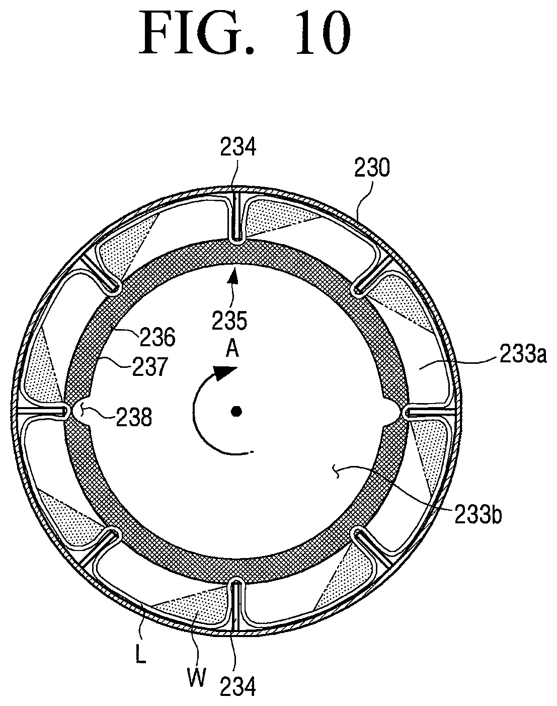 Patent US11814773 Figure 10 – Washing machine
