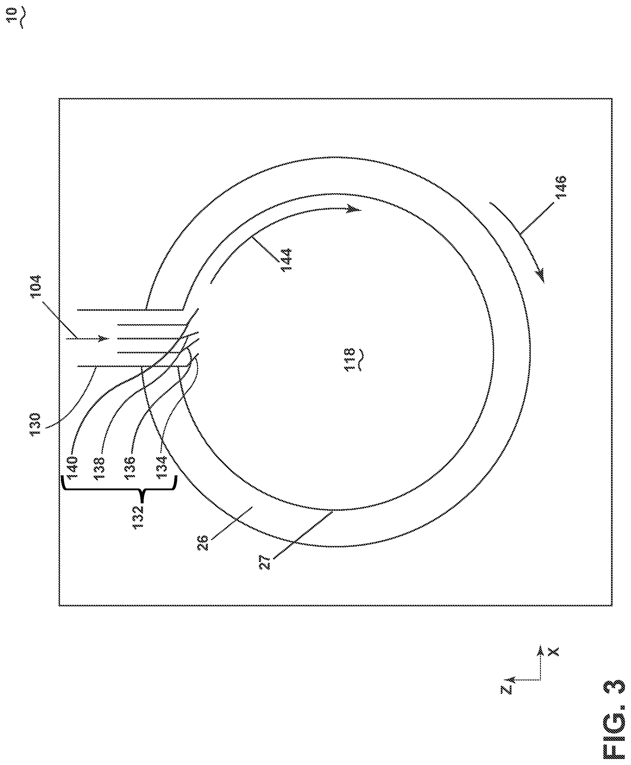 Patent US11814774 Figure 3 – Laundry treating appliance with a bellows