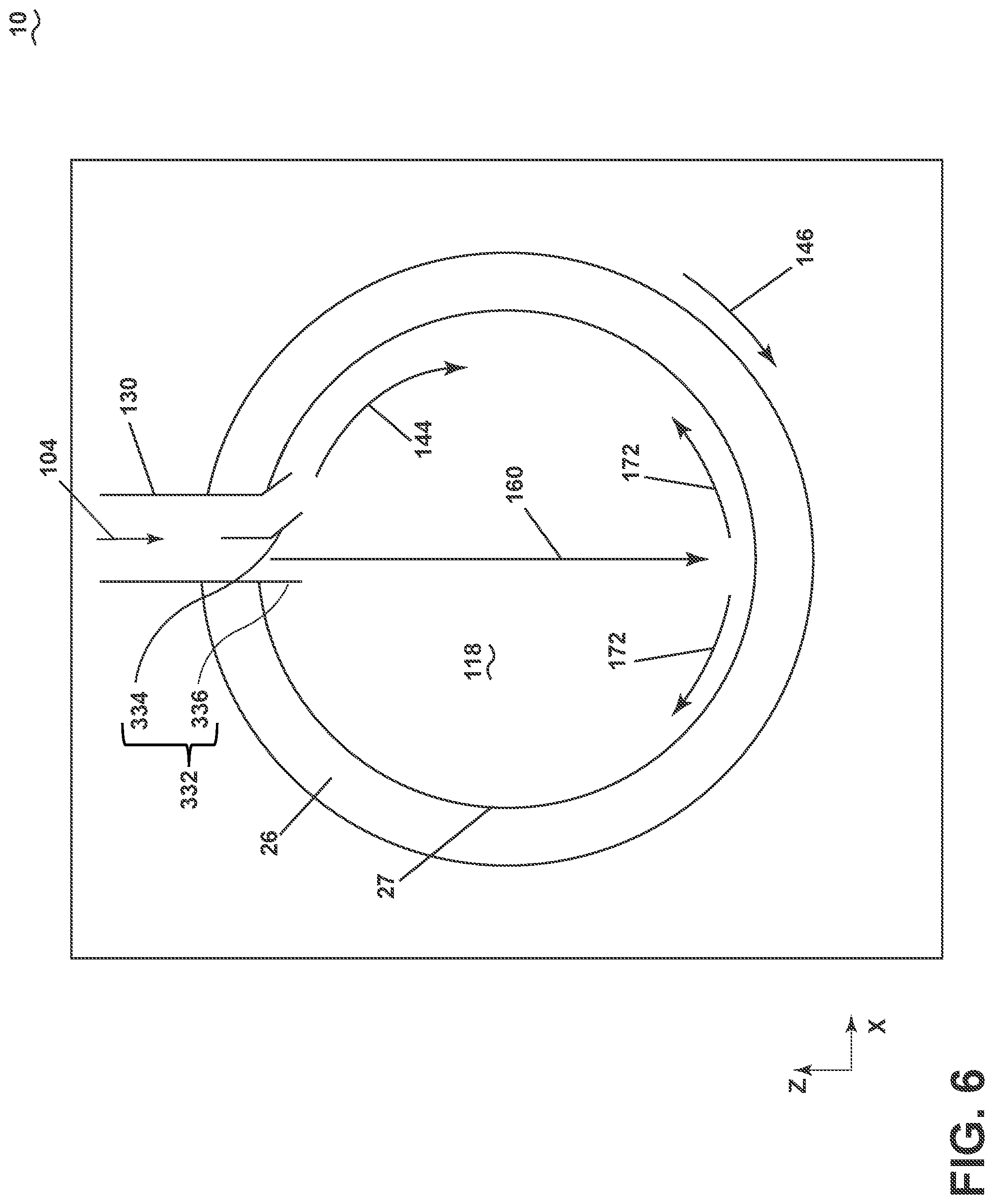Patent US11814774 Figure 6 – Laundry treating appliance with a bellows