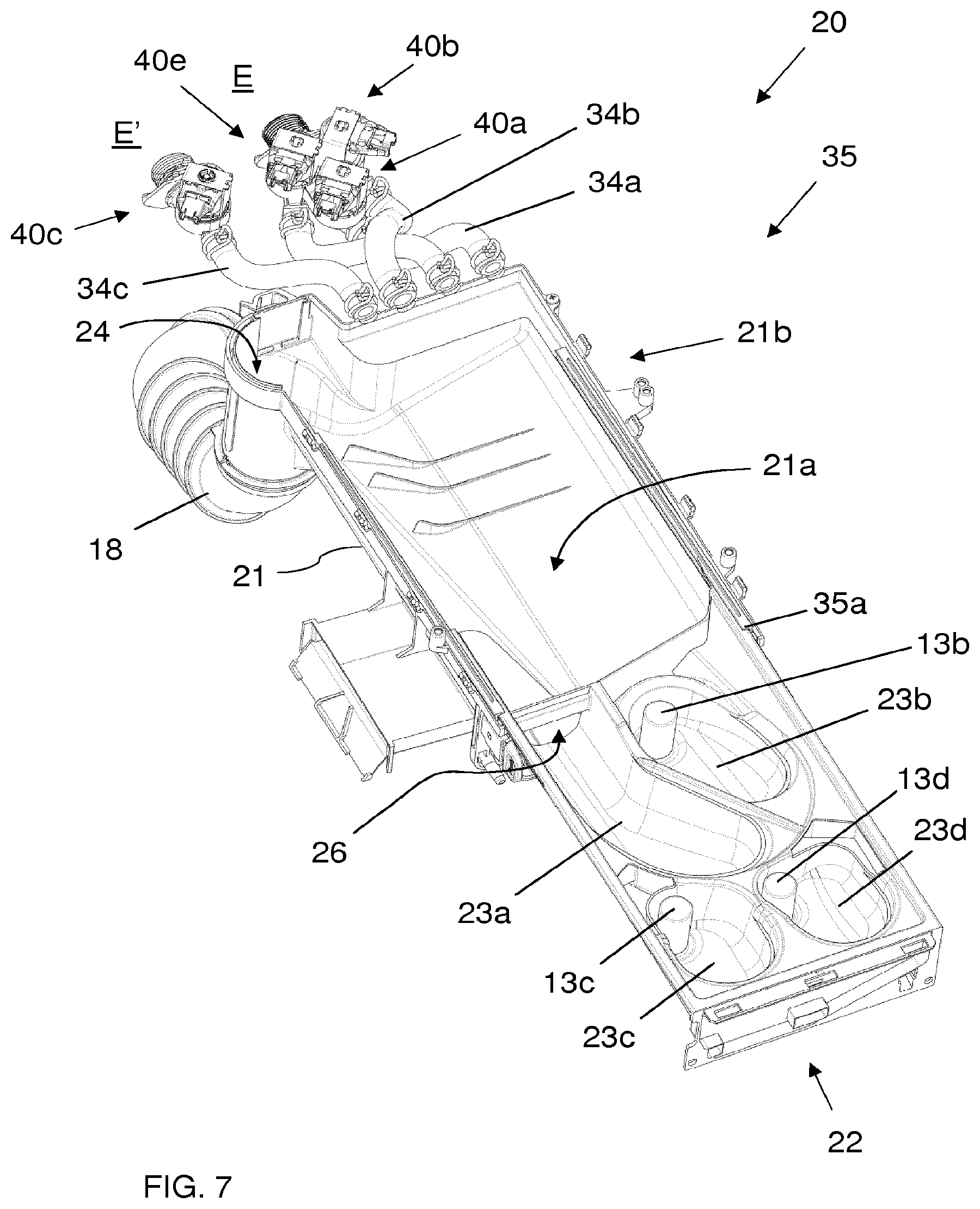 Patent US11814775 Figure 5 – Method for operating a laundry washing machine using a unit dose package and laundry washing machine implementing the method