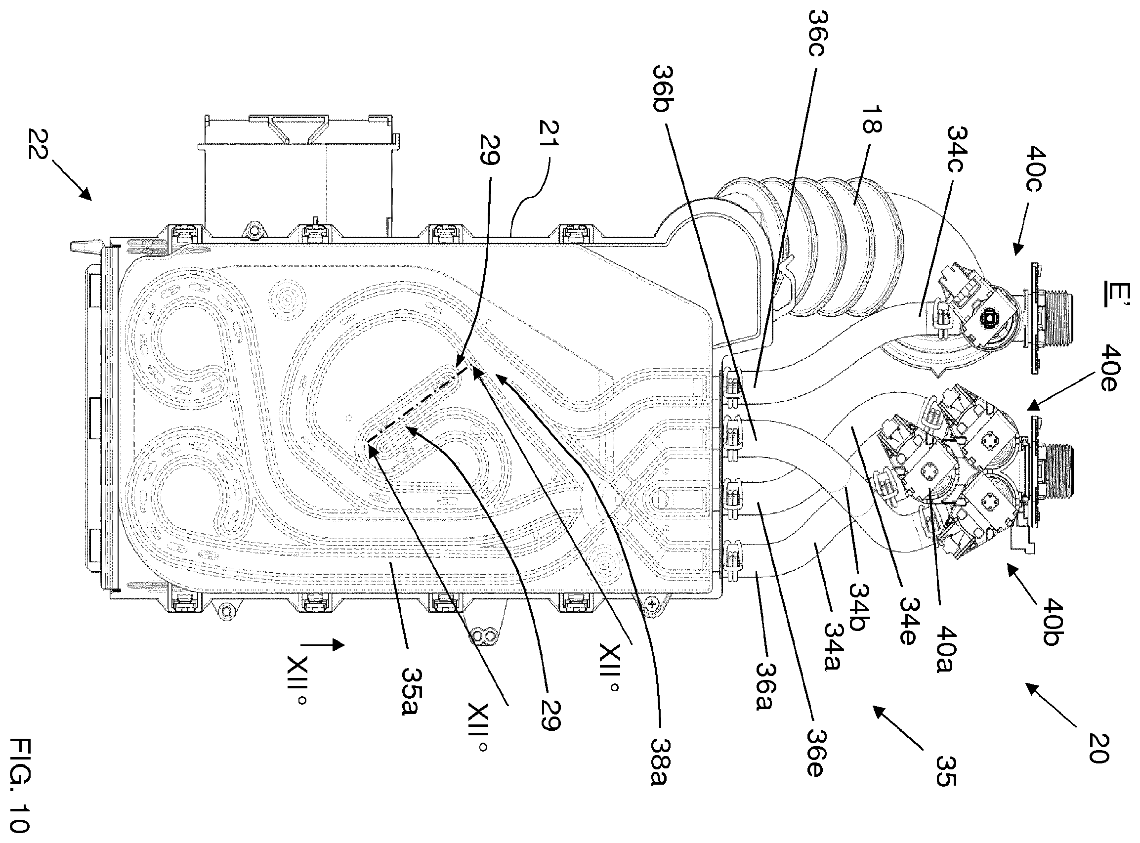Patent US11814775 Figure 10 – Method for operating a laundry washing machine using a unit dose package and laundry washing machine implementing the method