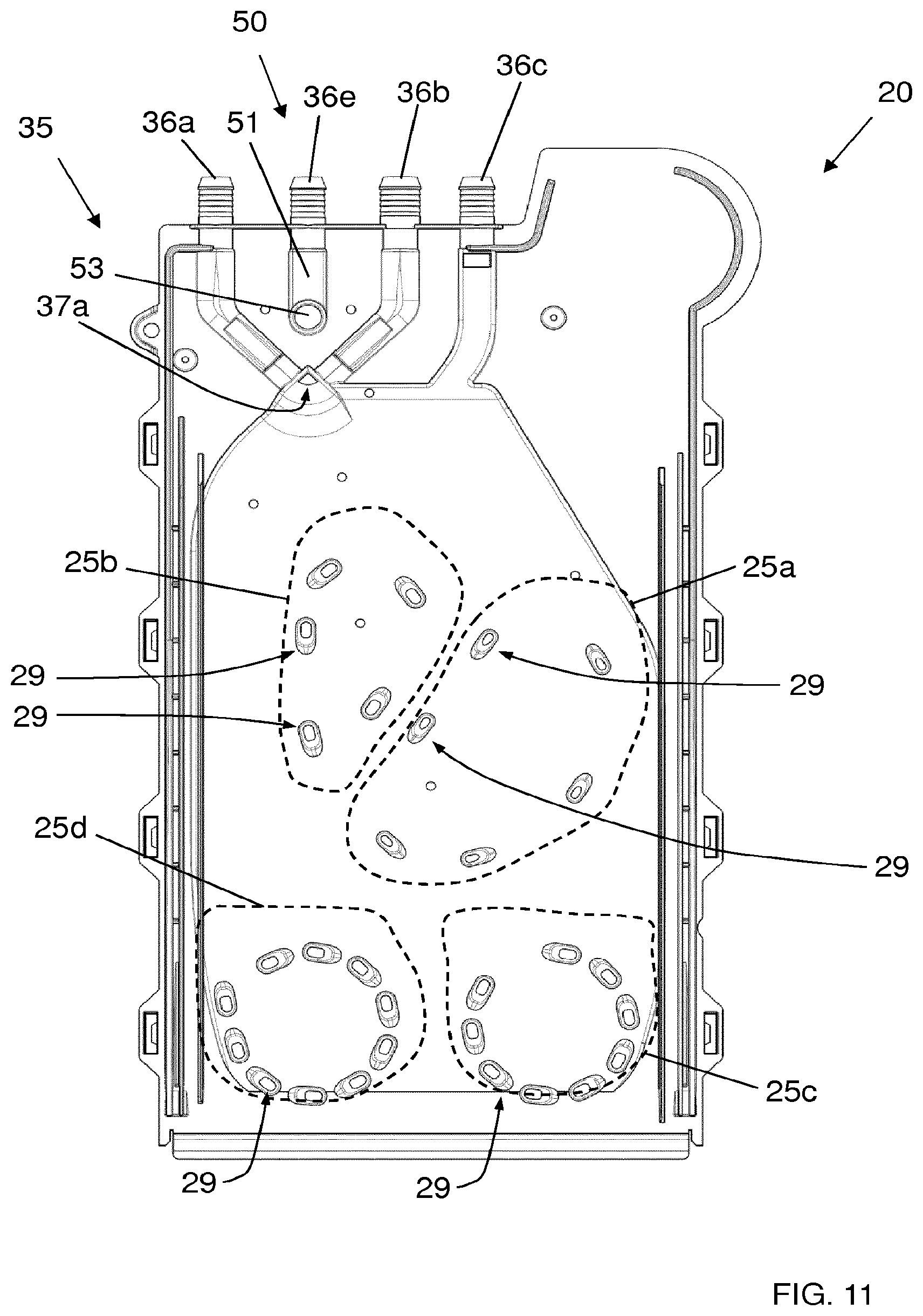 Patent US11814775 Figure 11 – Method for operating a laundry washing machine using a unit dose package and laundry washing machine implementing the method