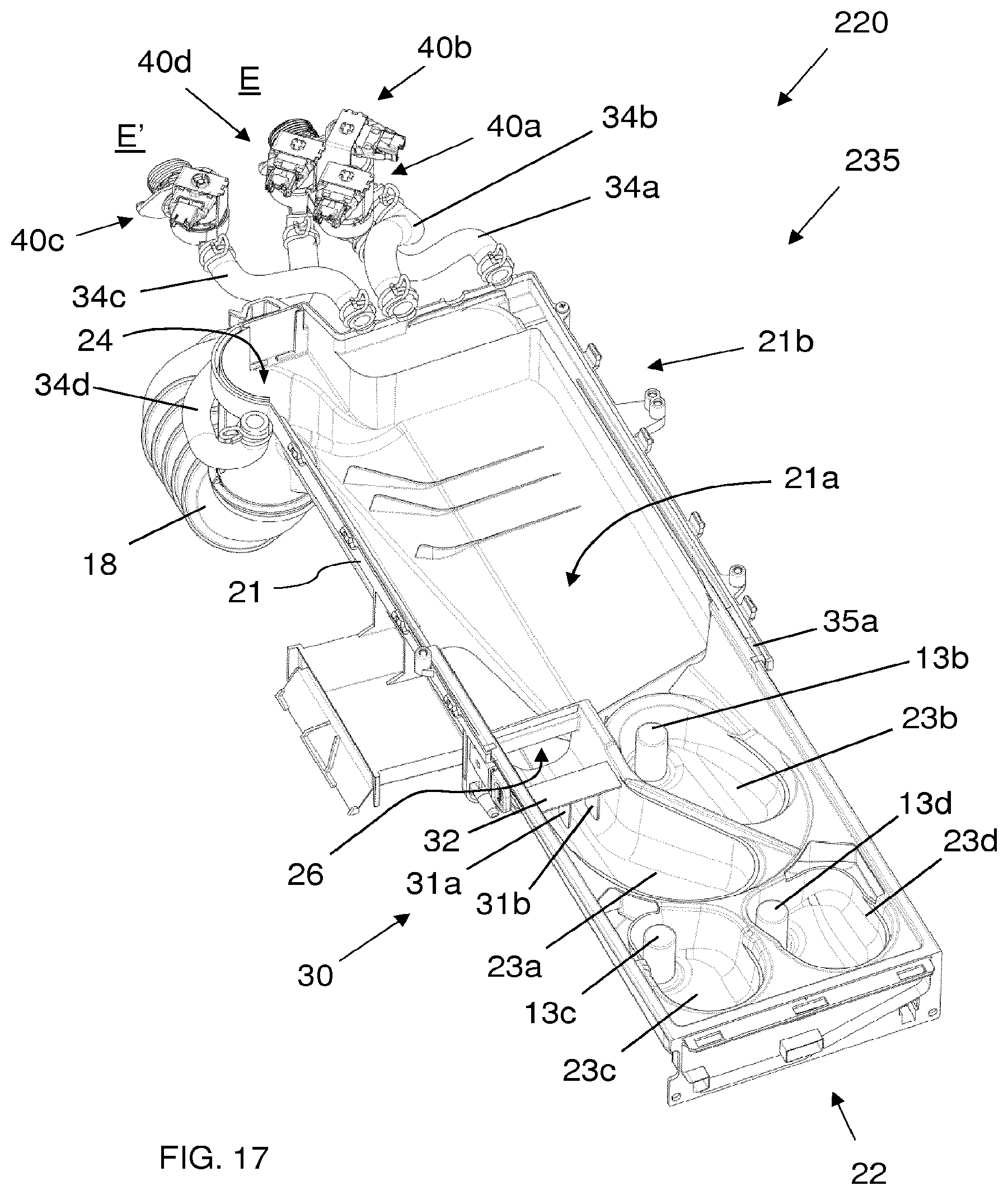 Patent US11814775 Figure 17 – Method for operating a laundry washing machine using a unit dose package and laundry washing machine implementing the method
