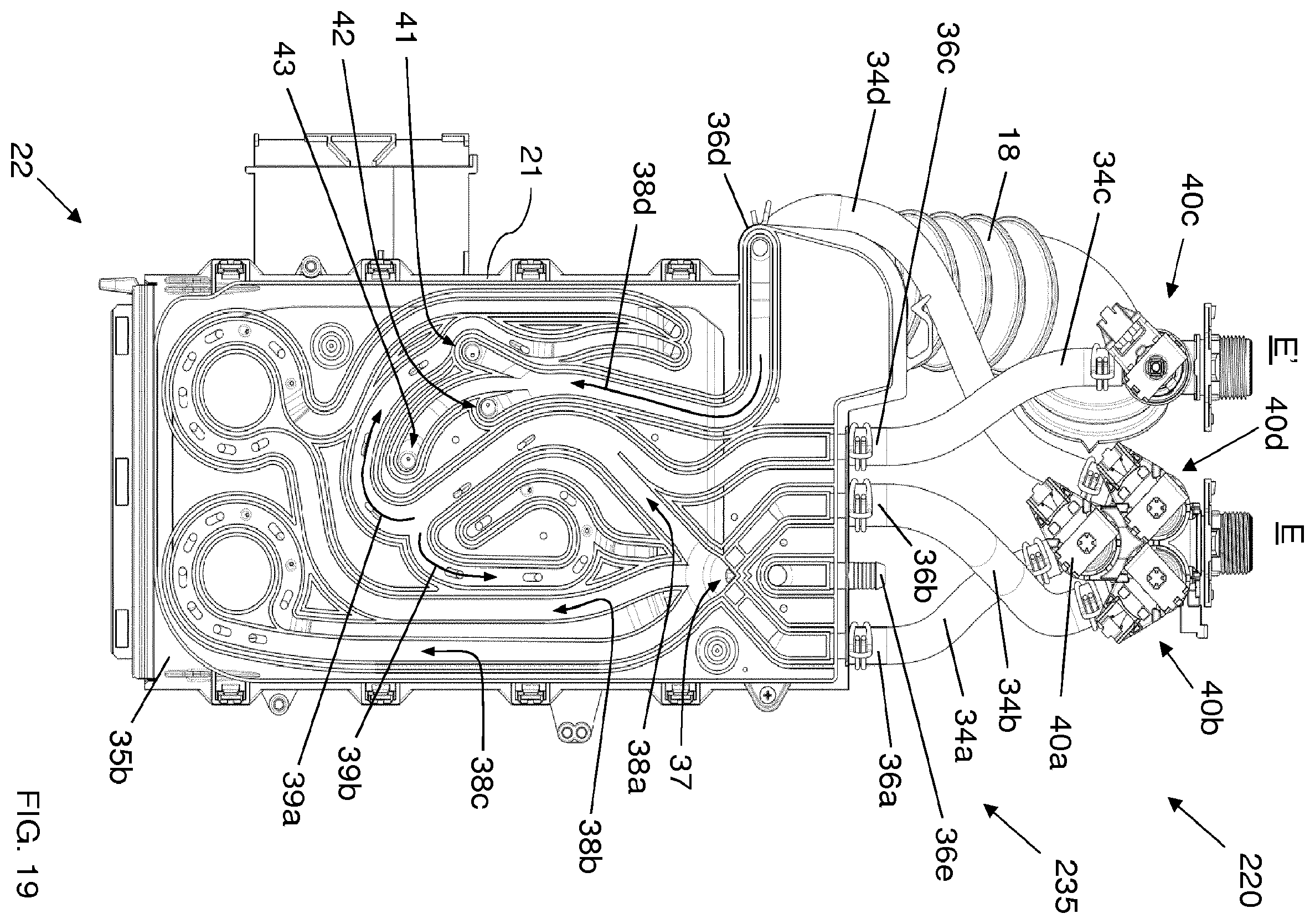 Patent US11814775 Figure 19 – Method for operating a laundry washing machine using a unit dose package and laundry washing machine implementing the method