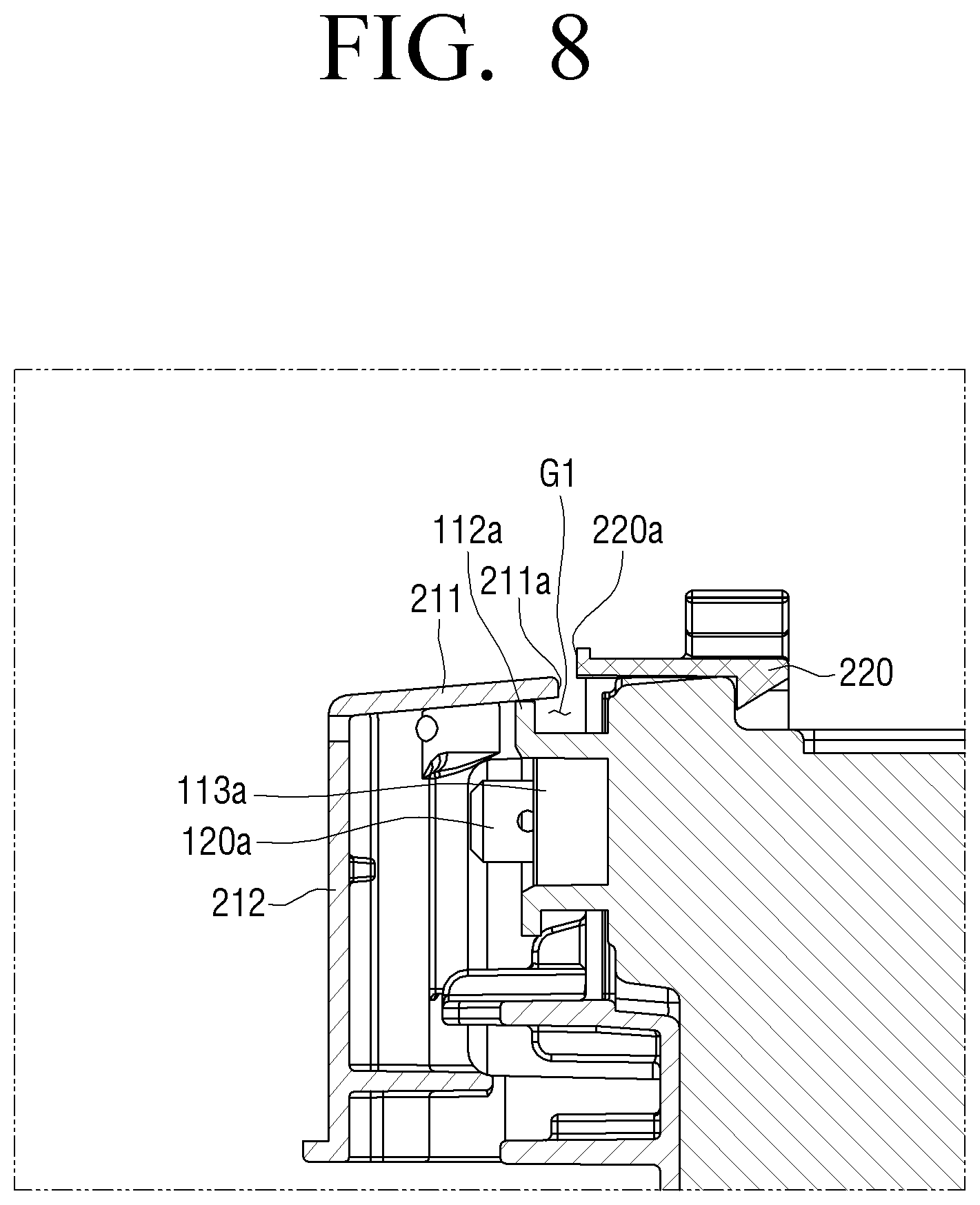 Patent US11814776 Figure 8 – Pump motor and washing machine having the same