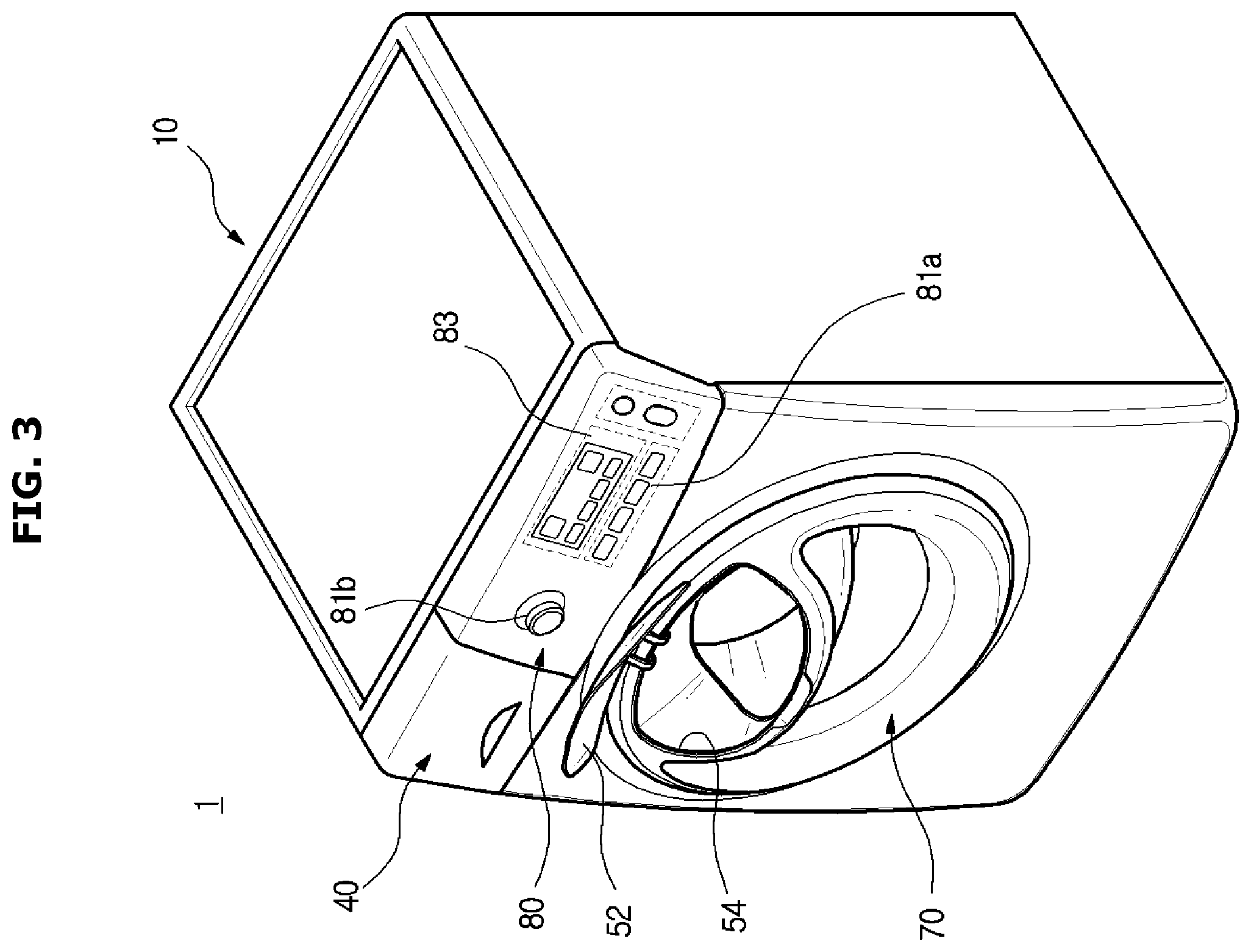 Patent US11814779 Figure 3 – Washing machine