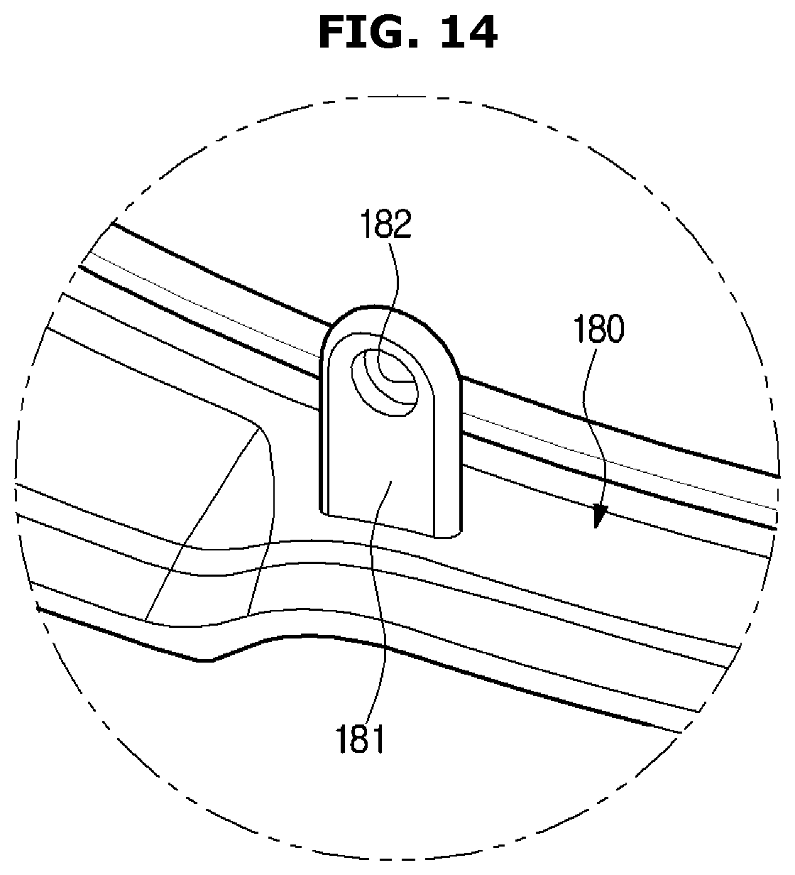 Patent US11814779 Figure 14 – Washing machine