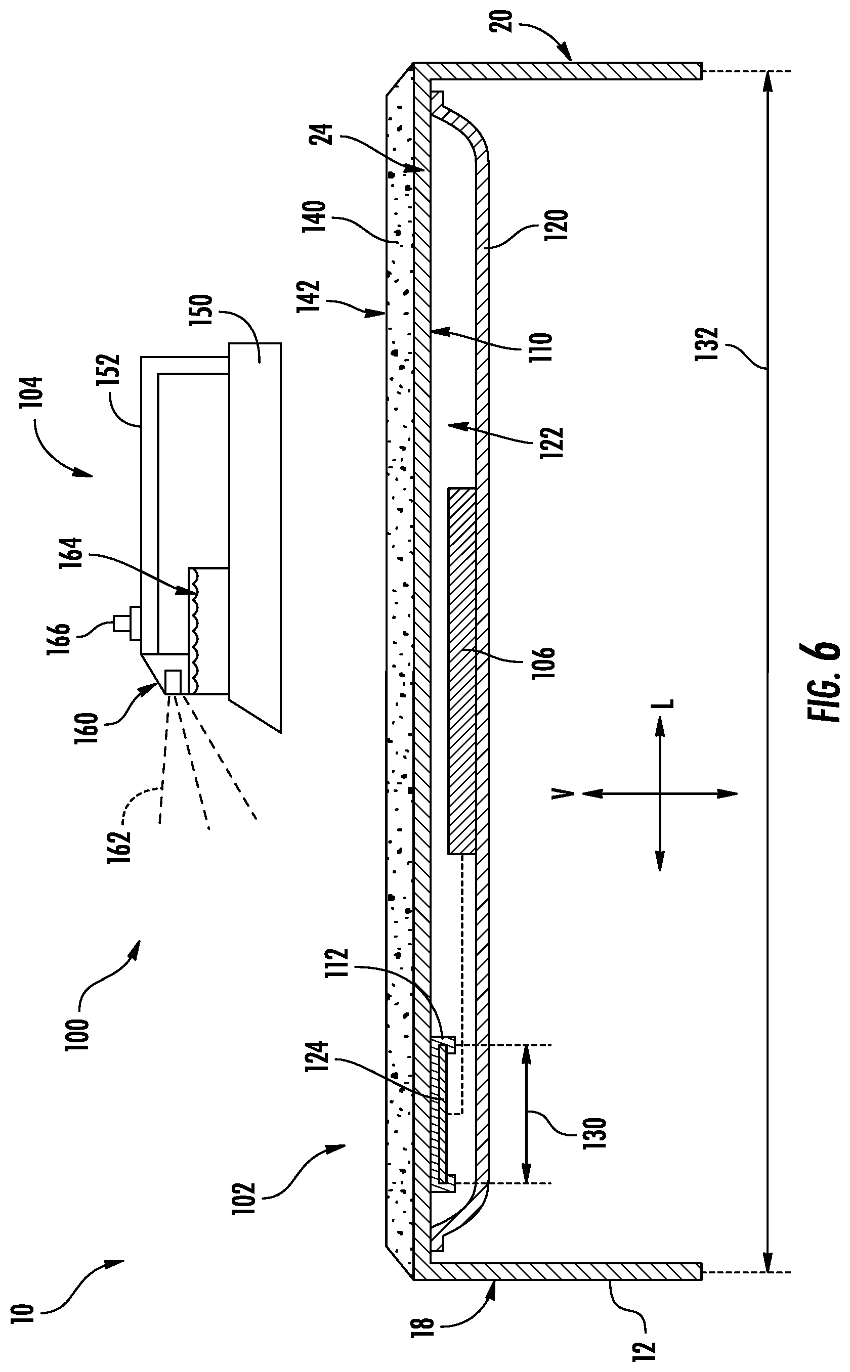 Patent US11814780 Figure 5 – Laundry appliance including induction ironing assembly