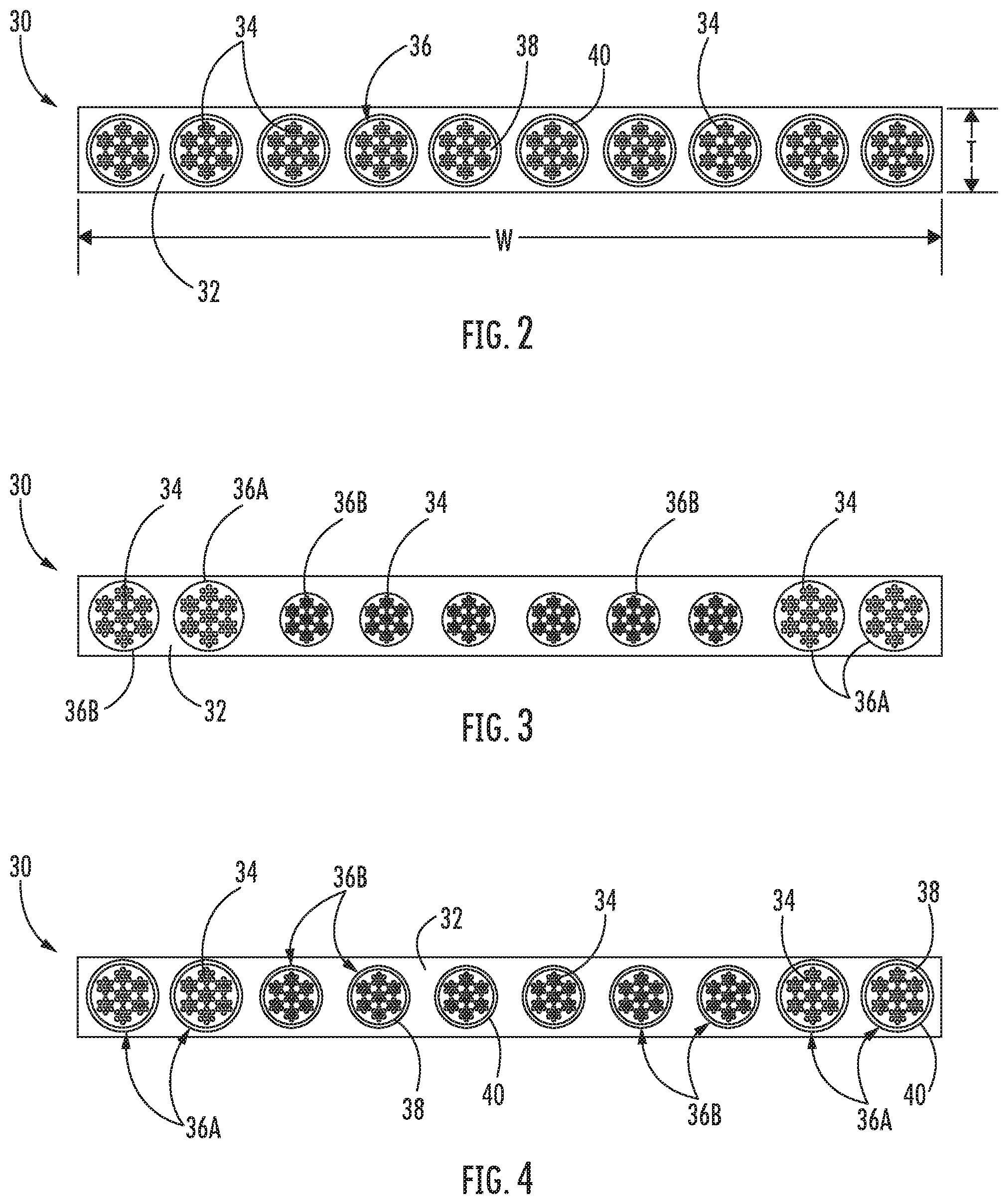 Patent US11814788 Figure 2 – Elevator load bearing member having a fabric structure