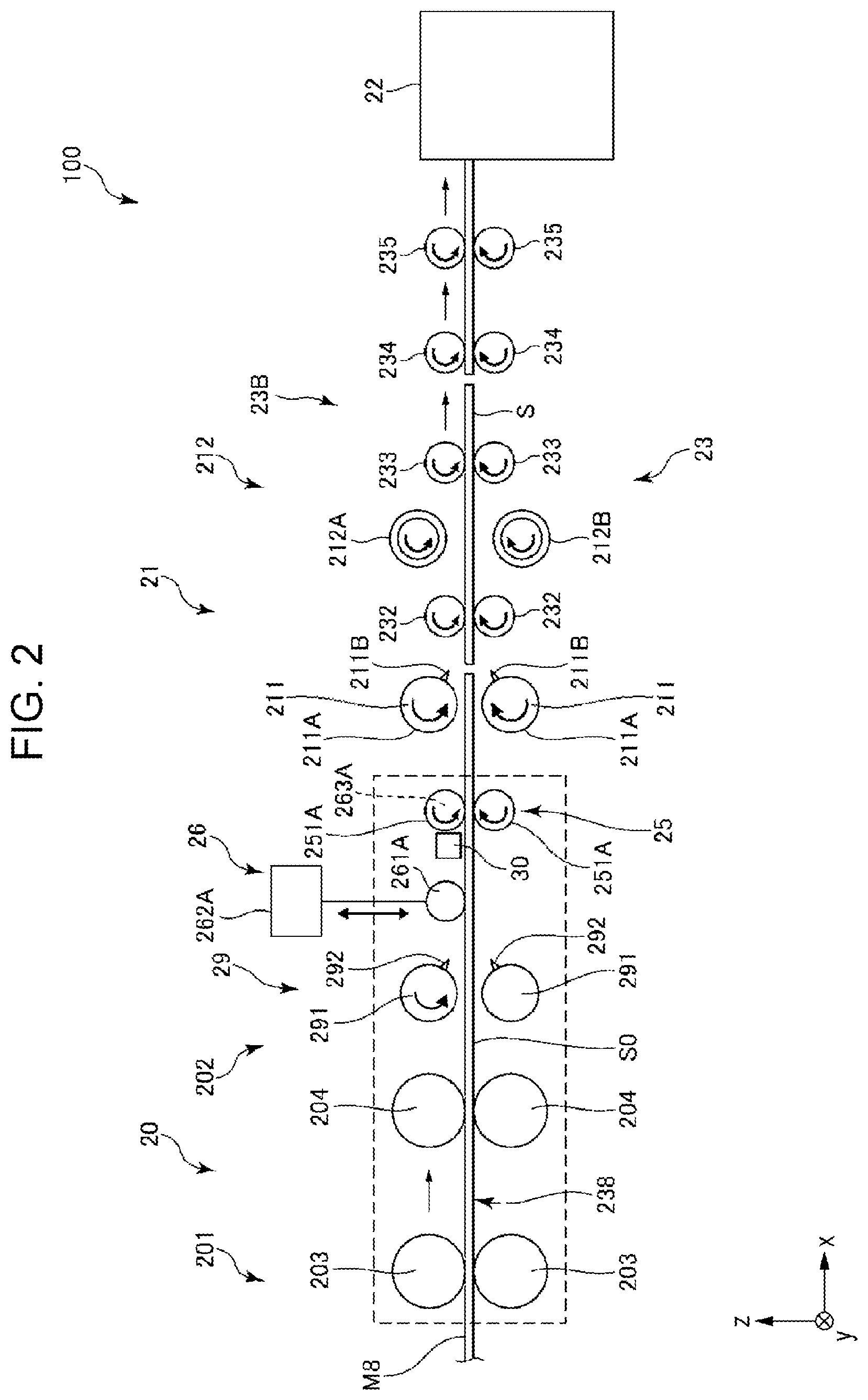 Patent US11814791 Figure 2 – Sheet manufacturing apparatus