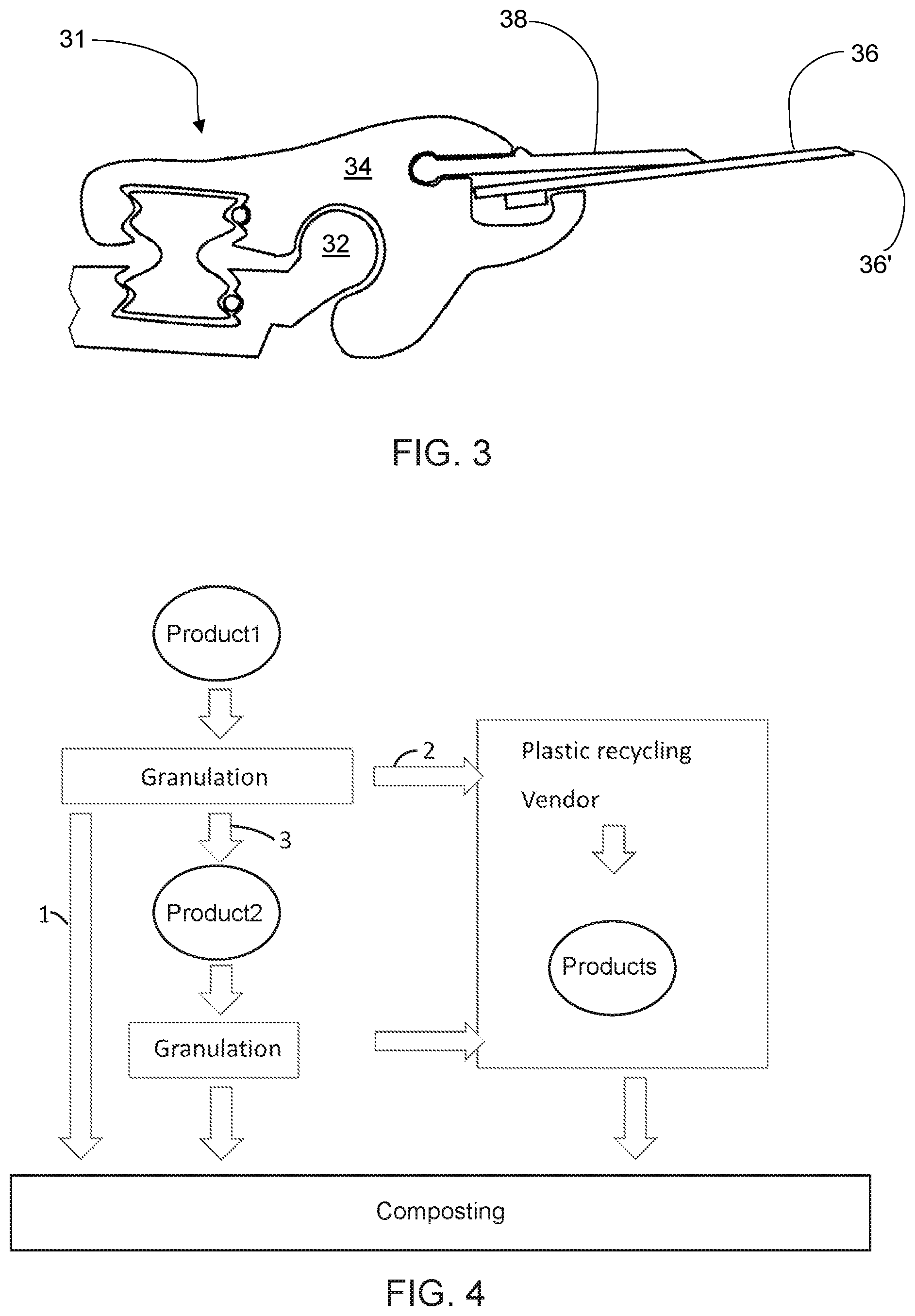 Patent US11814793 Figure 2 – Elongated component for a manufacturing machine of a fibrous cellulosic web, its use and method for recycling