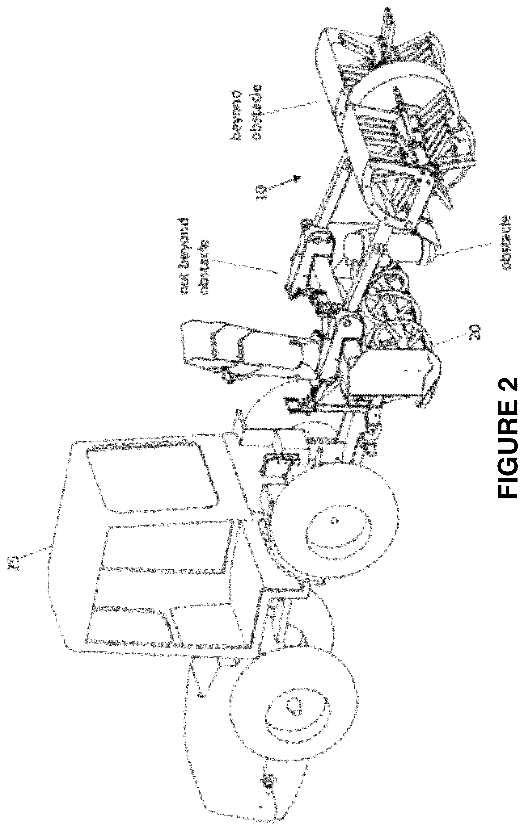 Patent US11814799 Figure 2 – Fire hydrant sweeping machine