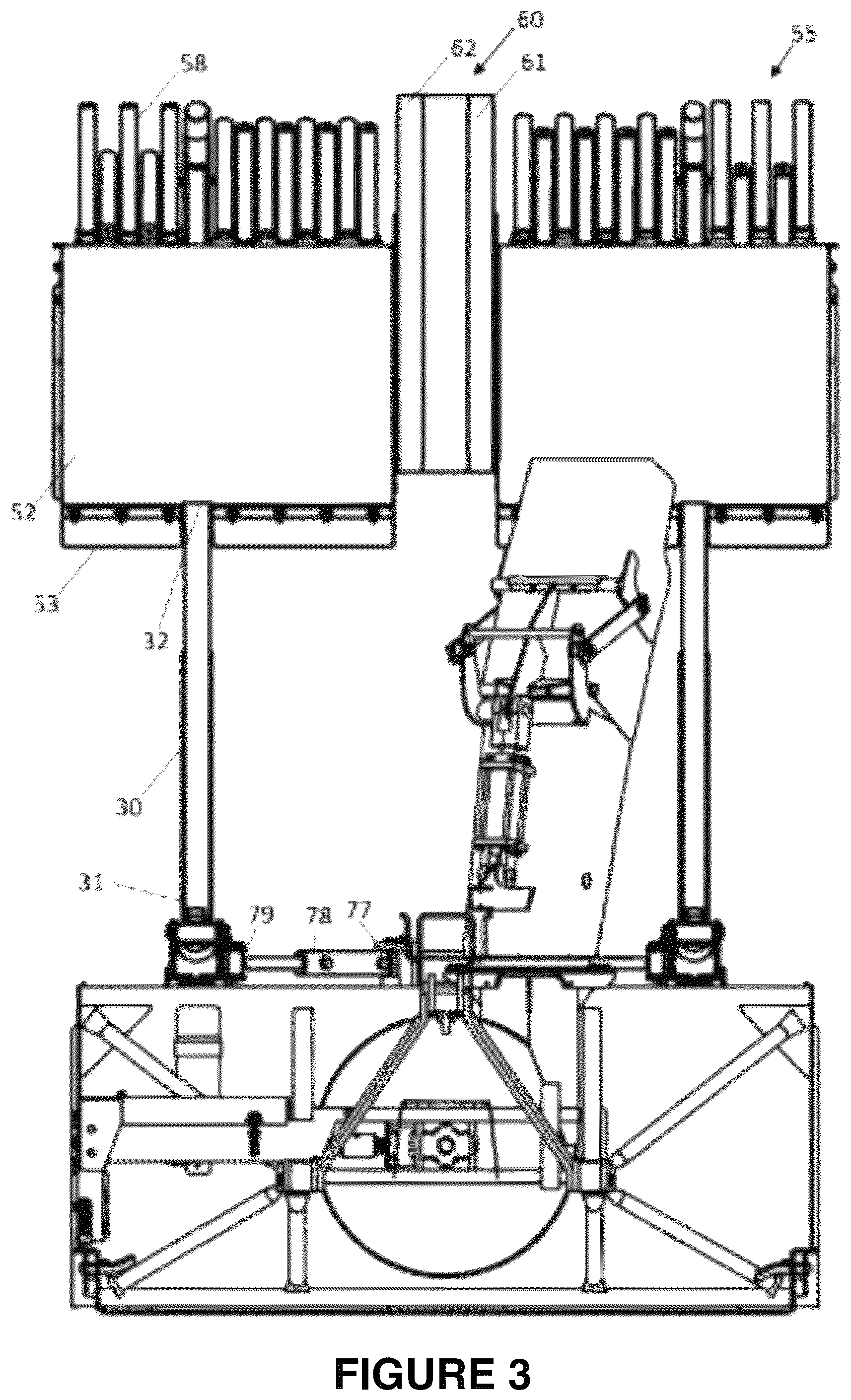 Patent US11814799 Figure 3 – Fire hydrant sweeping machine