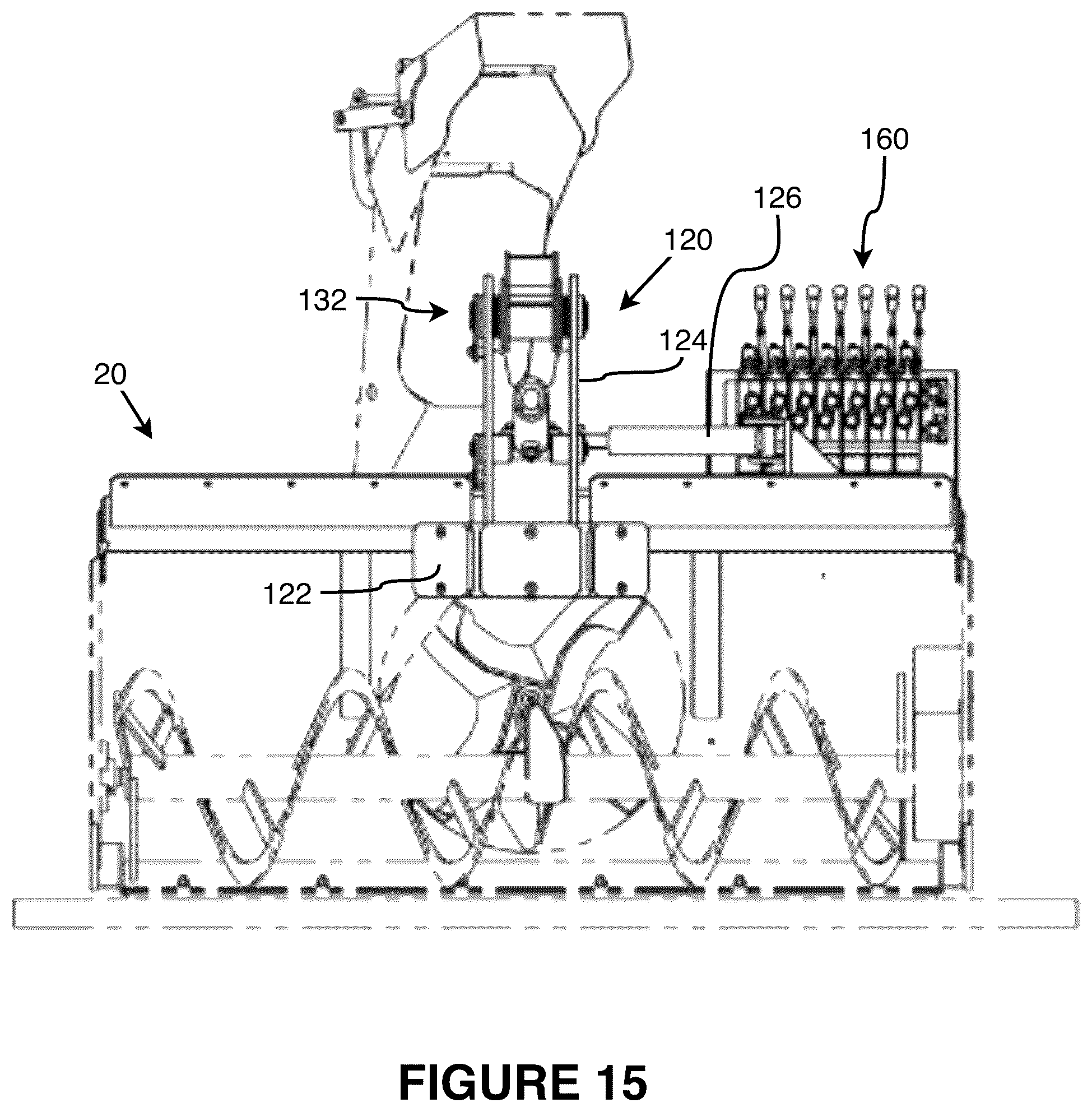 Patent US11814799 Figure 15 – Fire hydrant sweeping machine