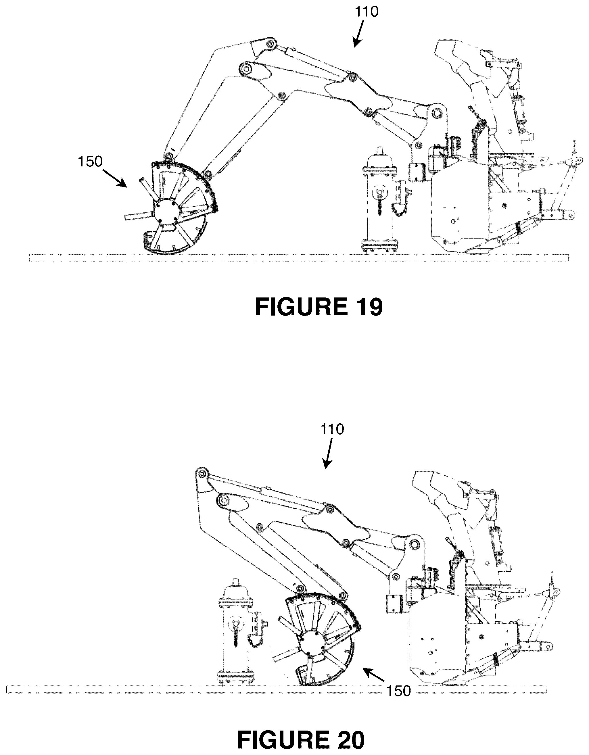 Patent US11814799 Figure 18 – Fire hydrant sweeping machine