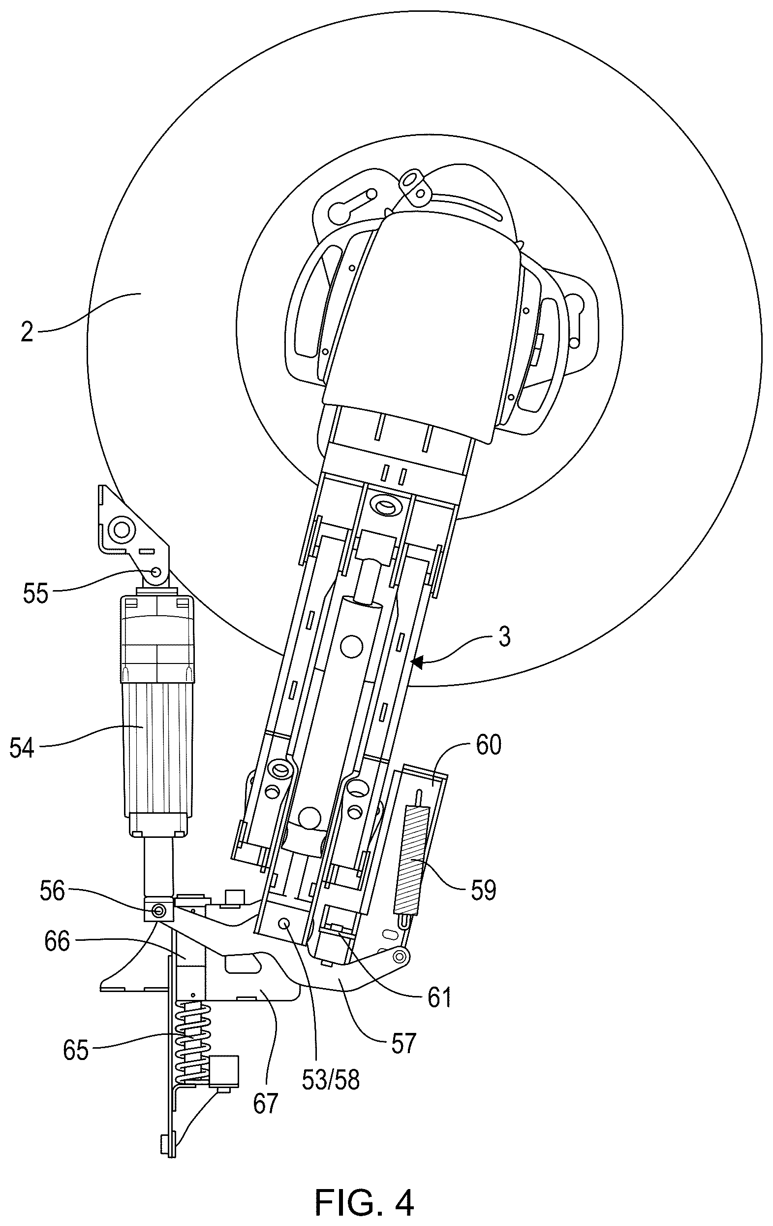 Patent US11814800 Figure 3 – Street sweeper