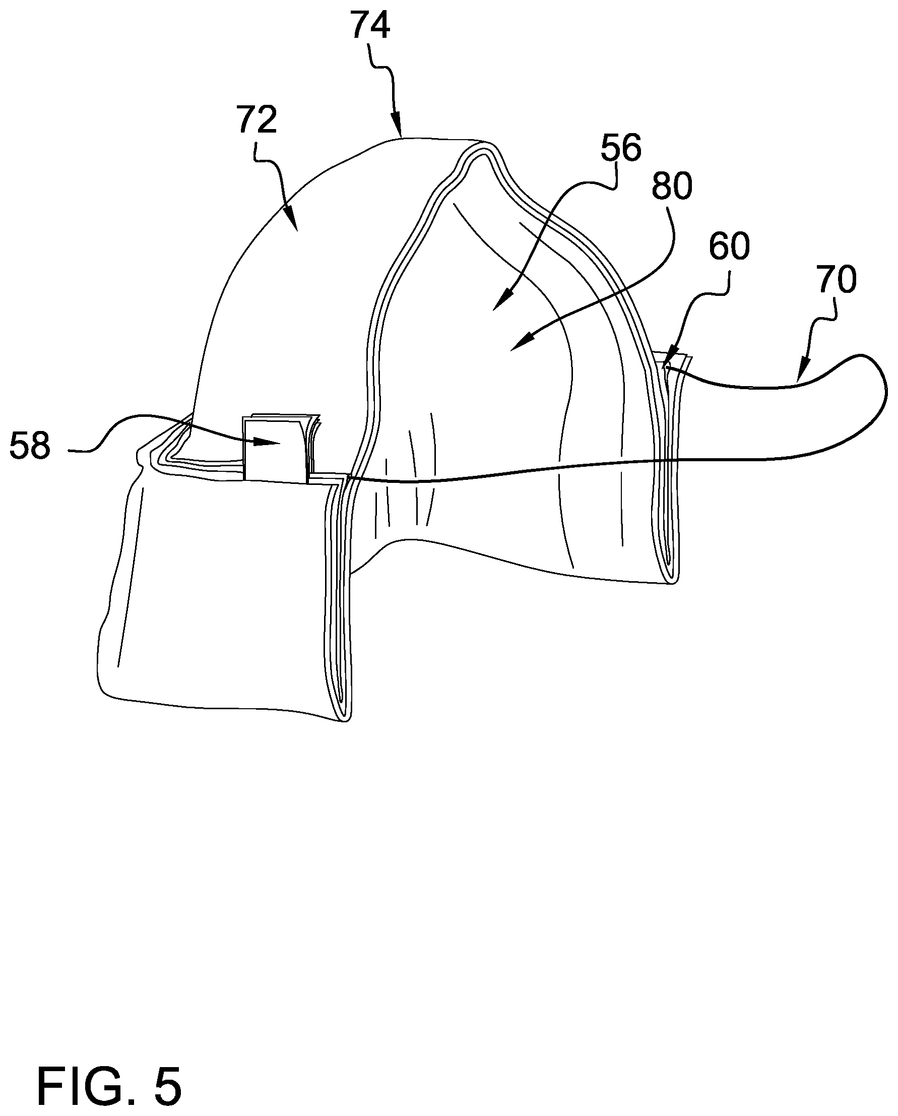 Patent US11814801 Figure 5 – Fecal matter retrieval and disposal device and method of use
